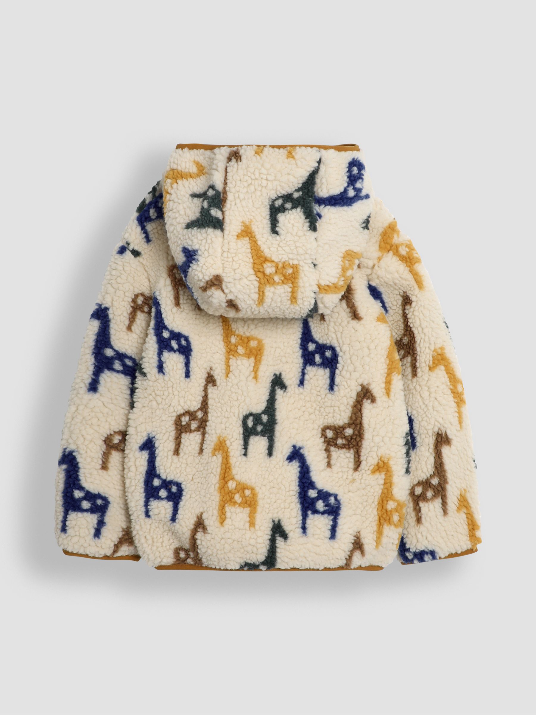 Natural Giraffe Printed Fleece - Image 9 of 10