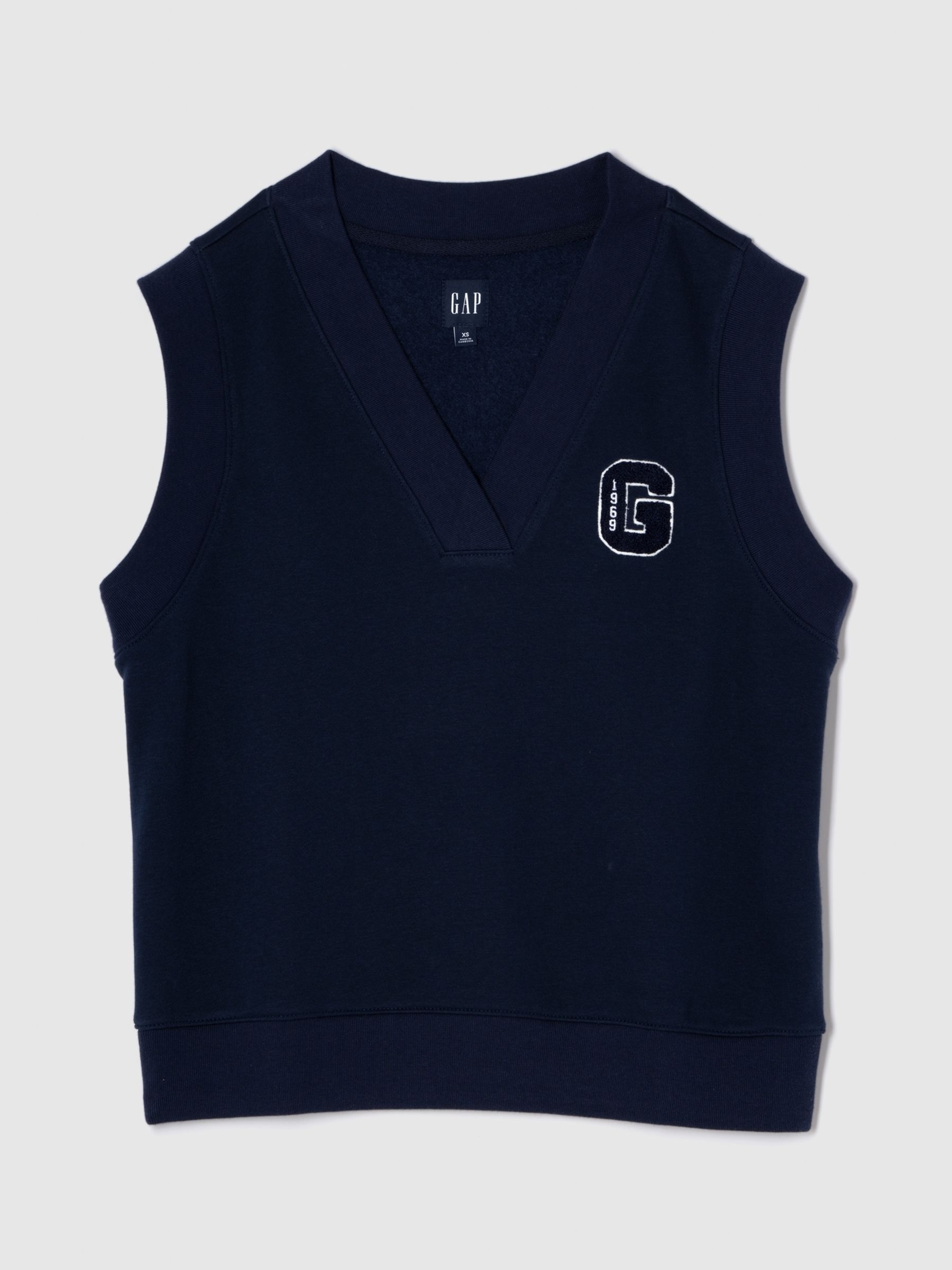 Blue Vintage Soft Oversized Vest - Image 1 of 2