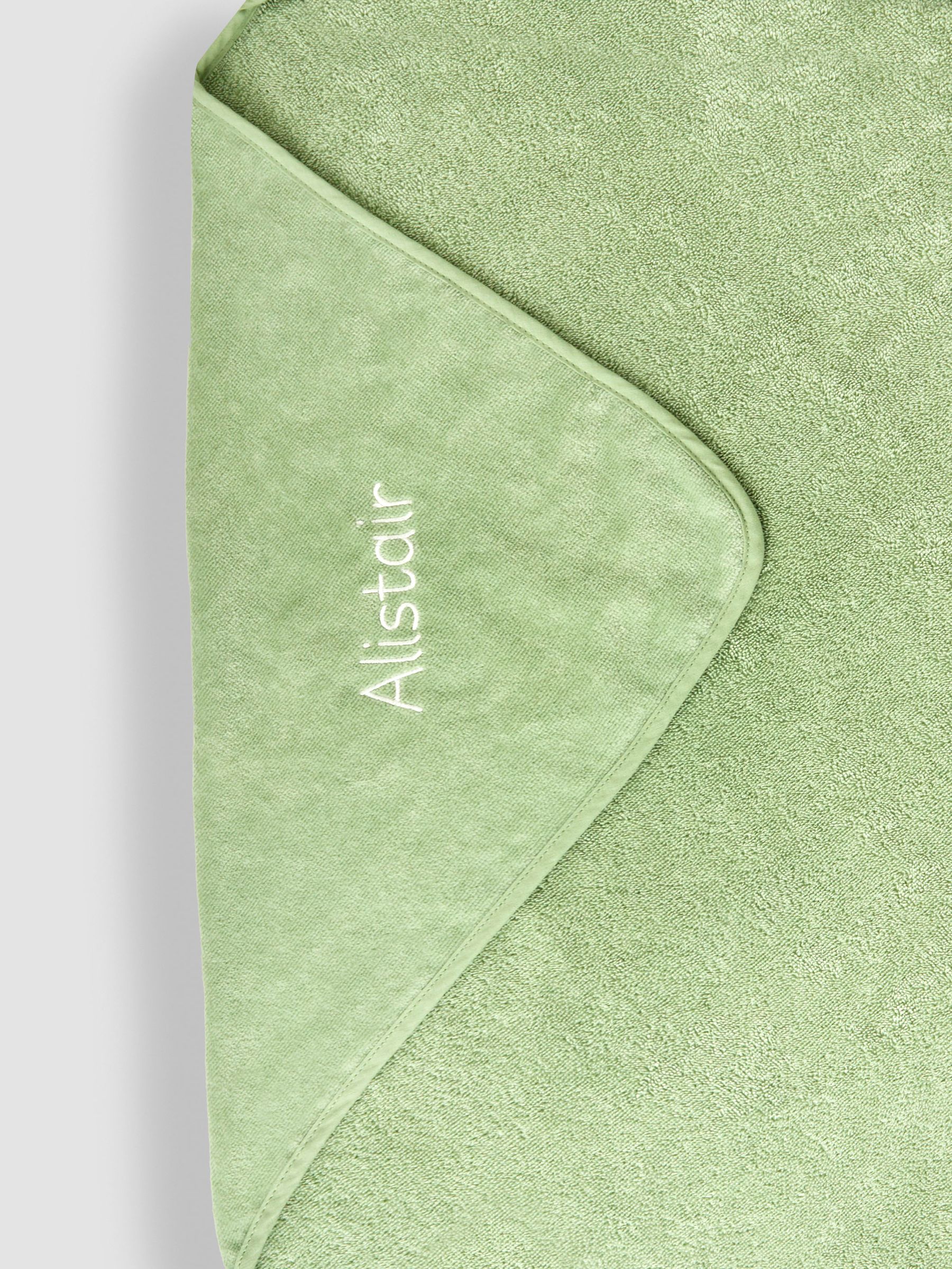 Green Dino Personalised Character Hooded Towel - Image 5 of 7