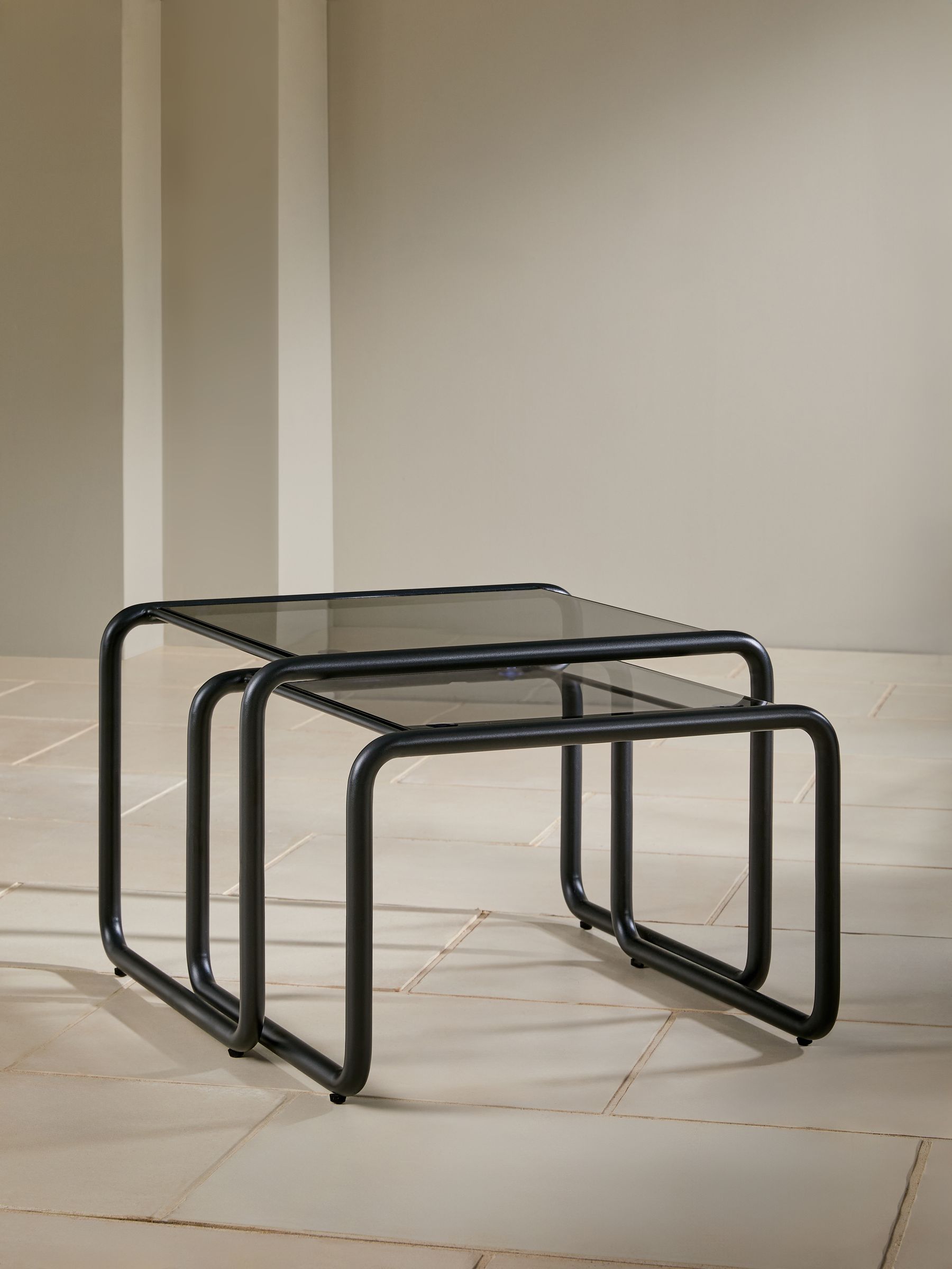 Dunston Nest of Tables in Black - Image 3 of 3