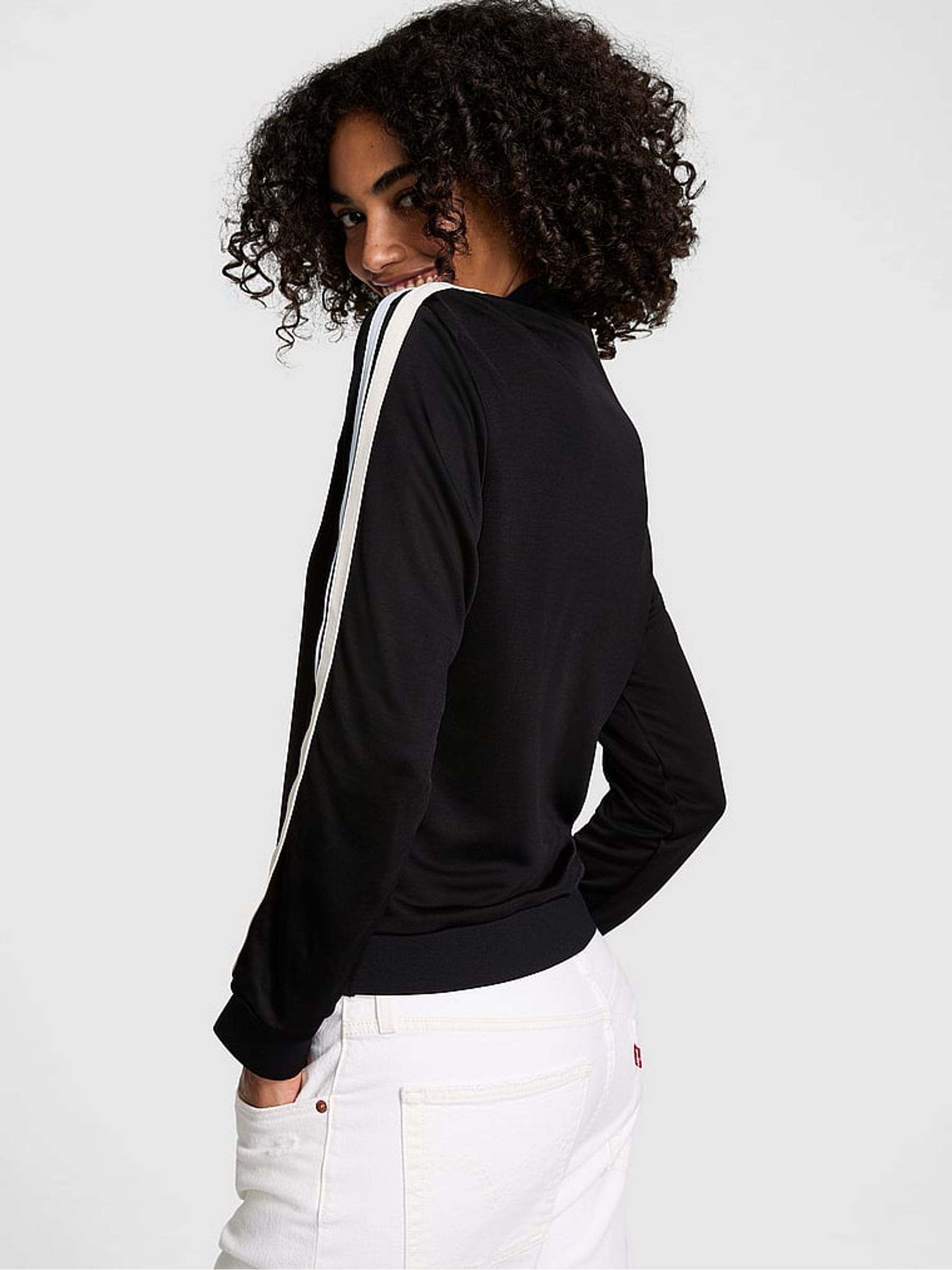 Black Tracksuit Full Zip Jacket - Image 2 of 3