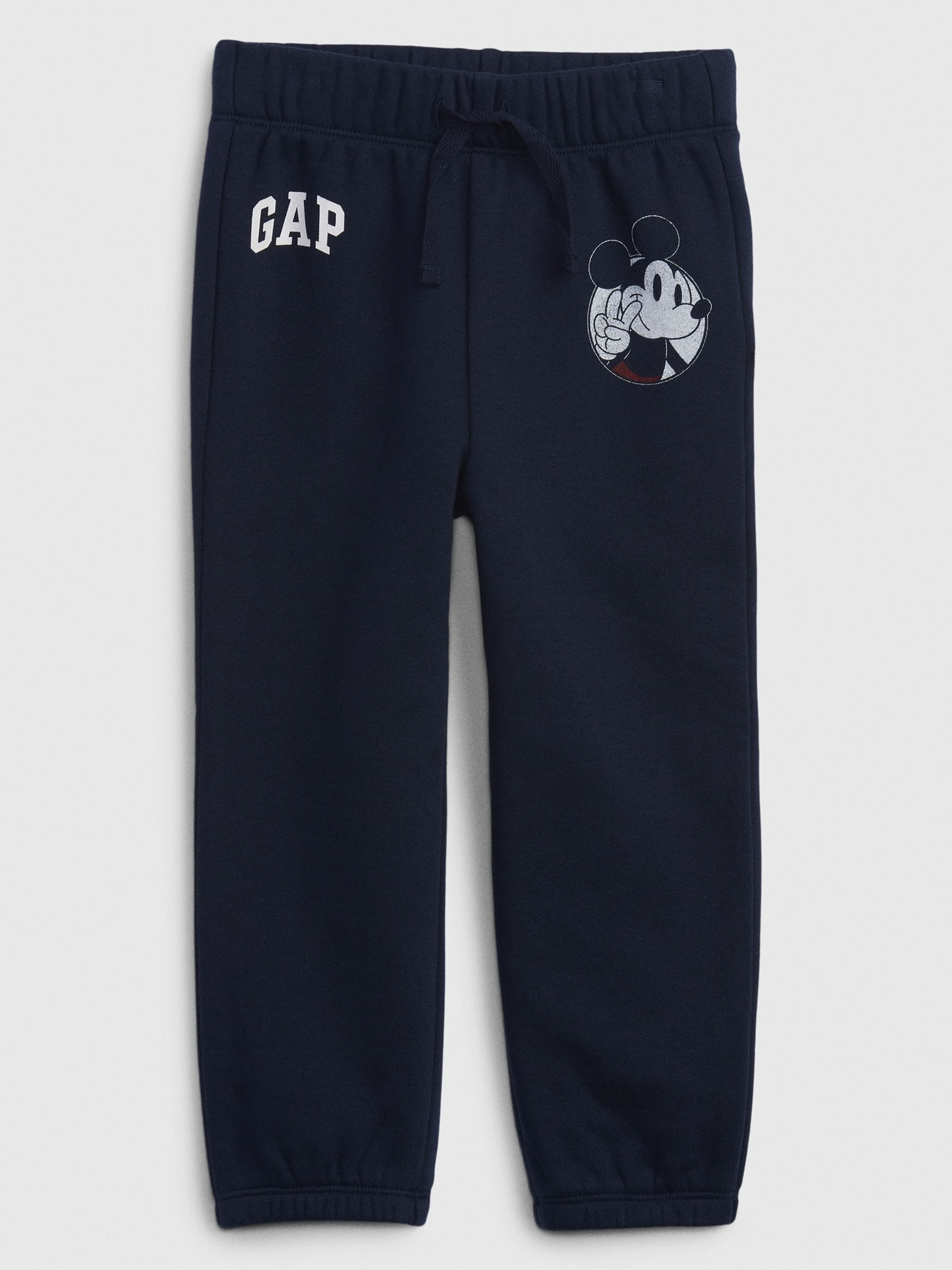 Navy Blue Disney Mickey Mouse Logo Pull on Joggers - Image 1 of 1