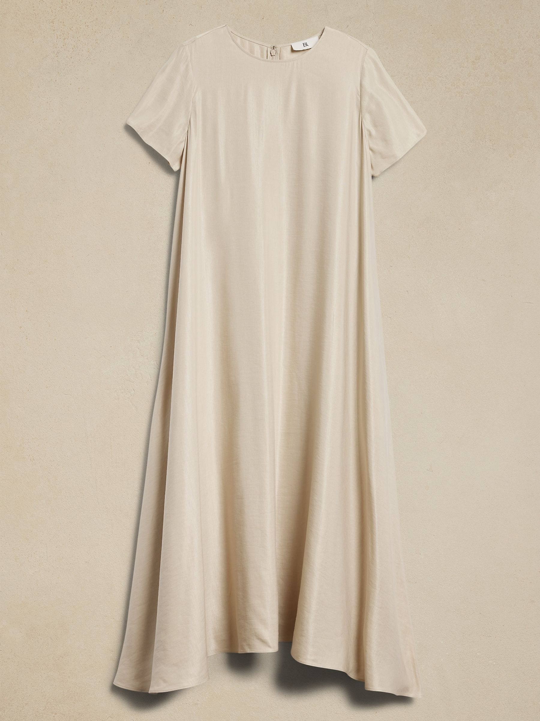 Banana Republic Beige Aurelia Linen-Blend Maxi Dress - Image 5 of 5
