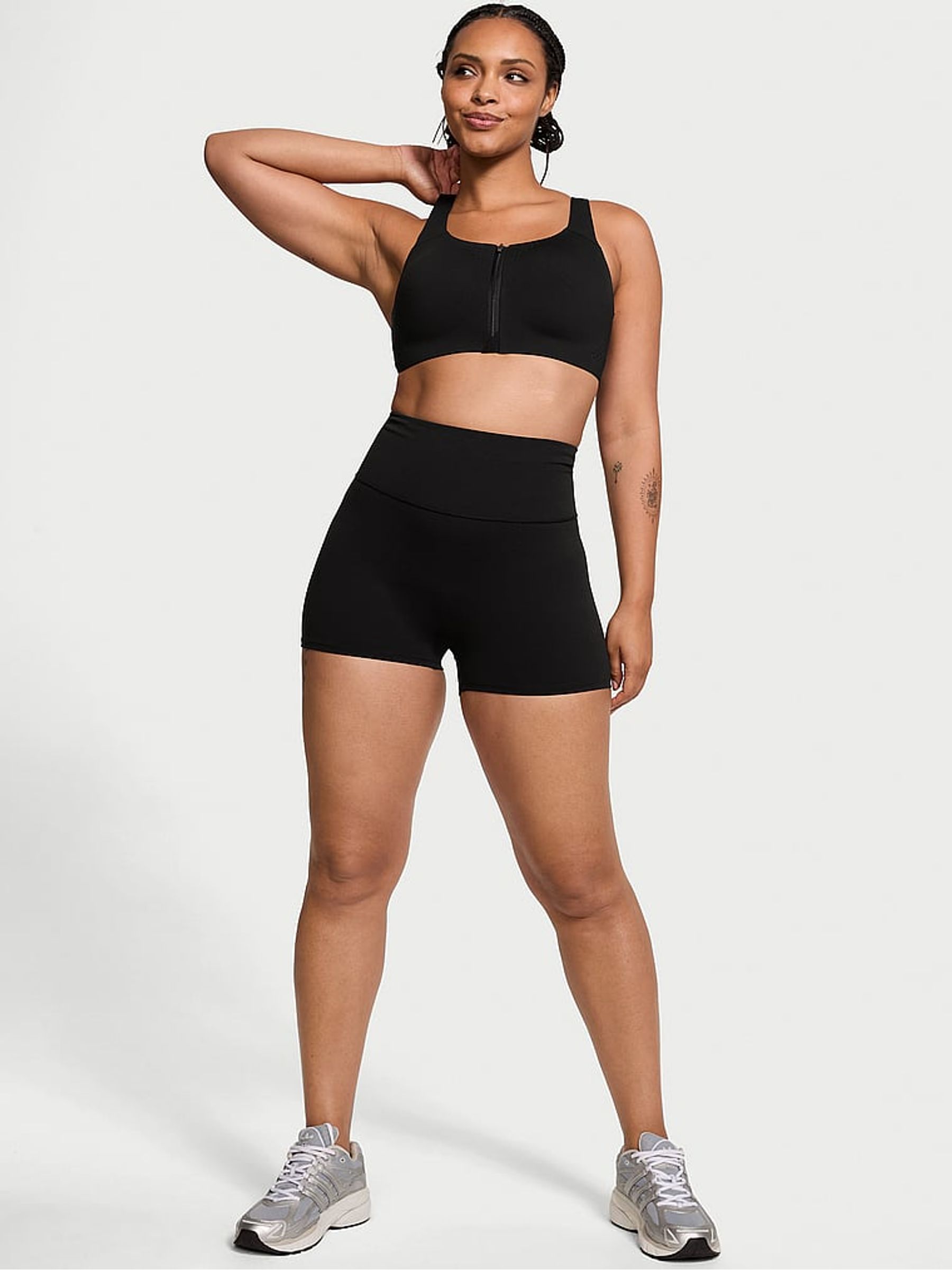 Black Elevate™ High Rise Bike Shorts - Image 3 of 4