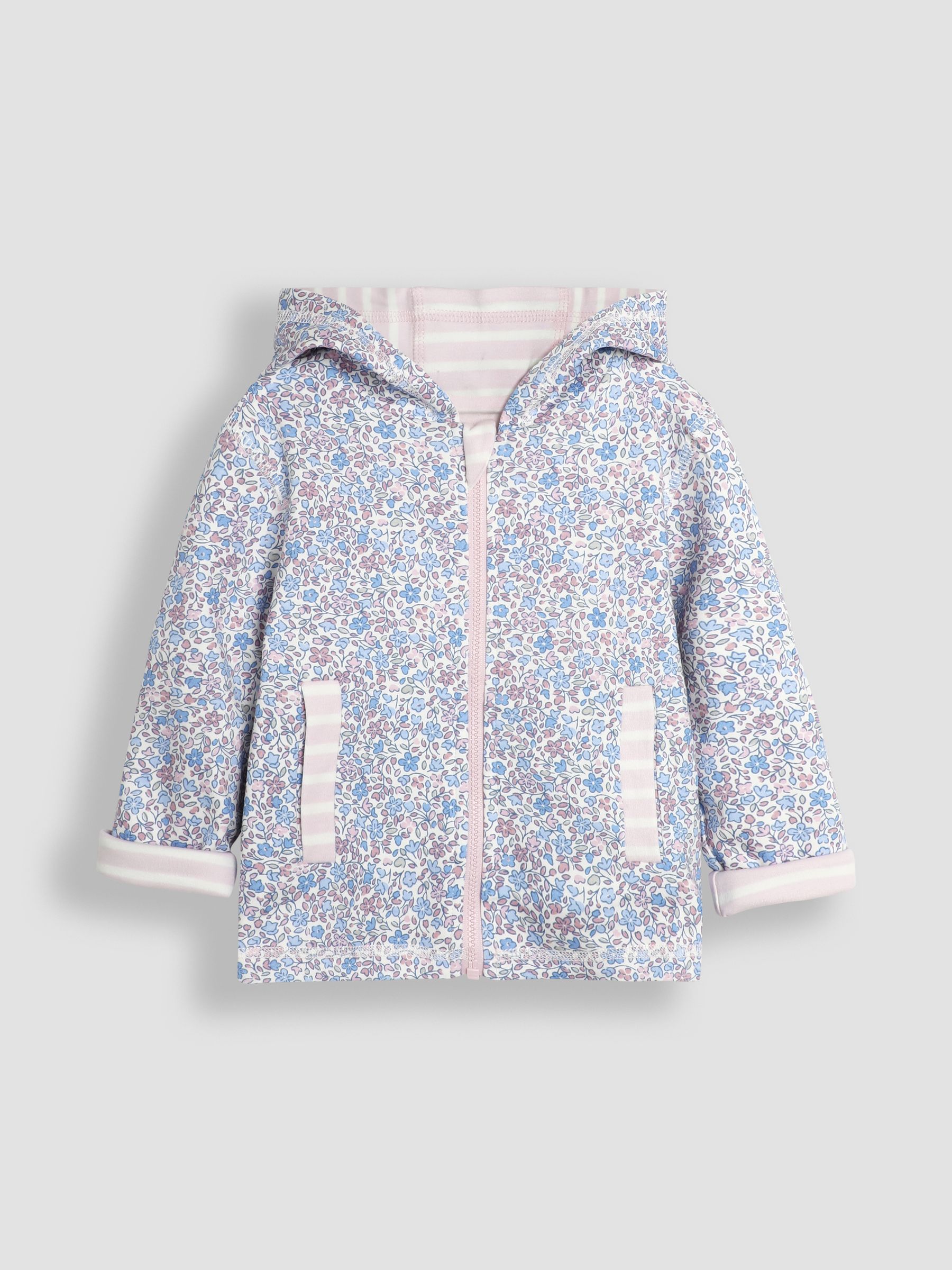 Pink Bunny & Mouse Appliqué Reversible Hoodie - Image 4 of 8