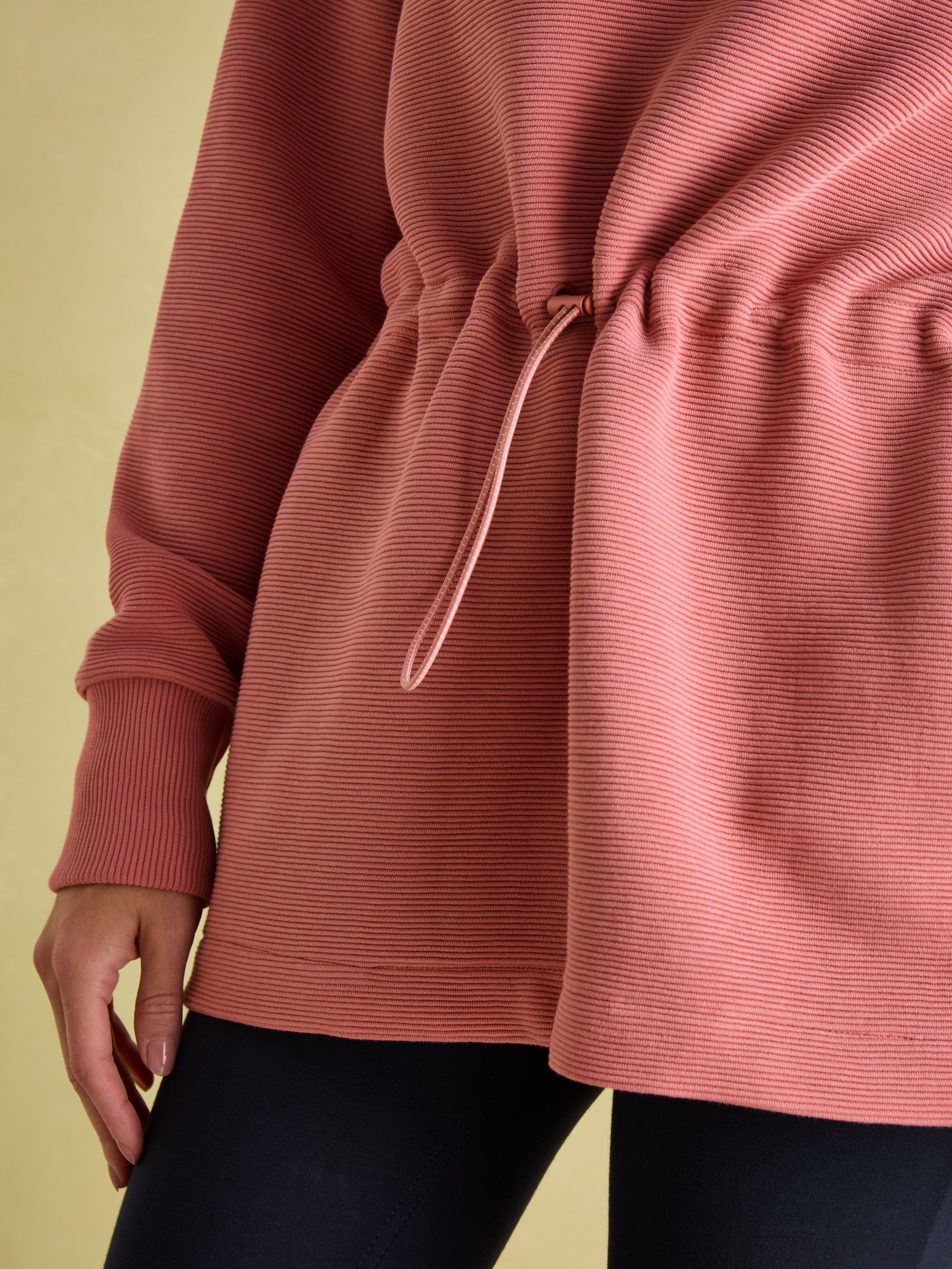 Willow Pink Cowl Neck Sweatshirt - Image 4 of 8
