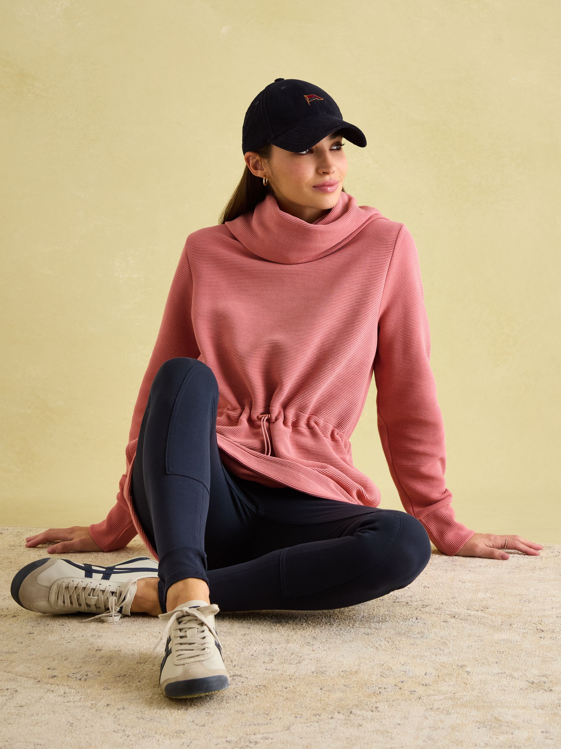 Willow Pink Cowl Neck Sweatshirt - Image 7 of 8