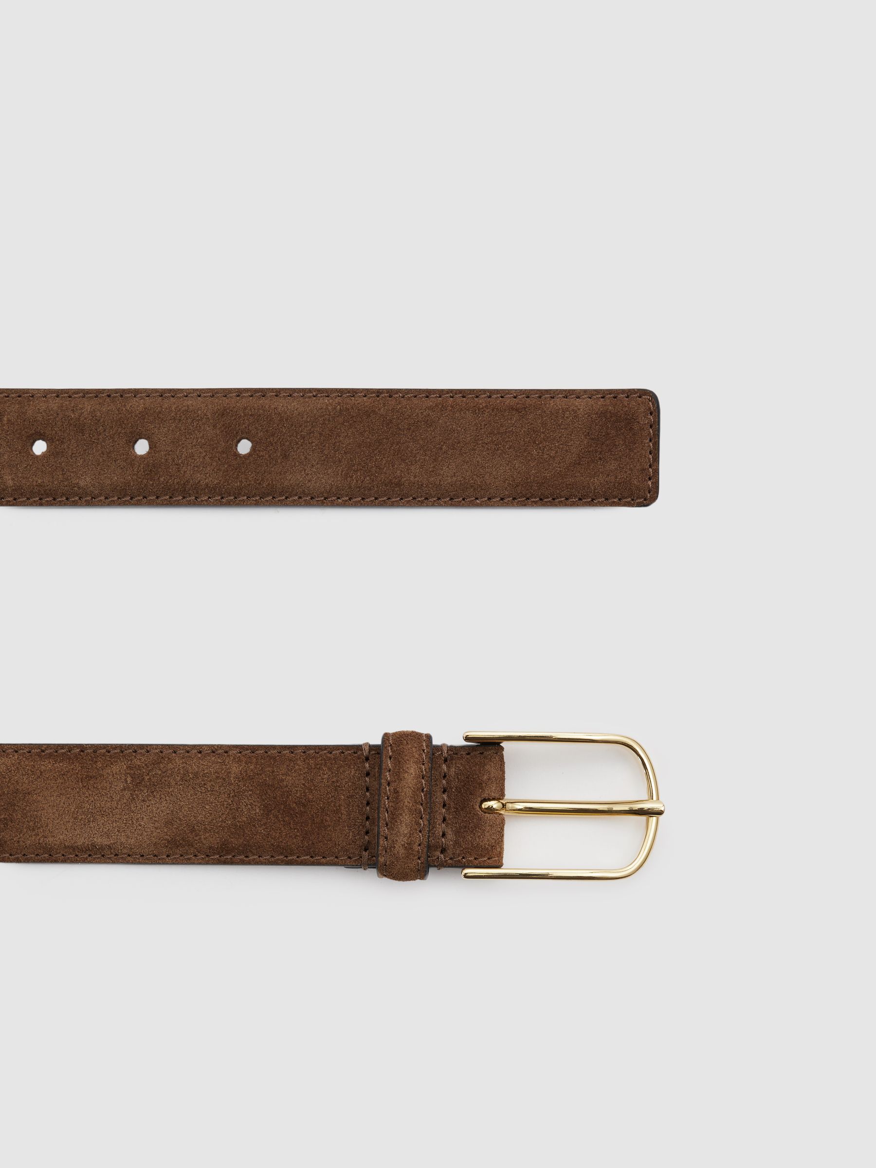 Suede Belt in Tan - Image 3 of 4