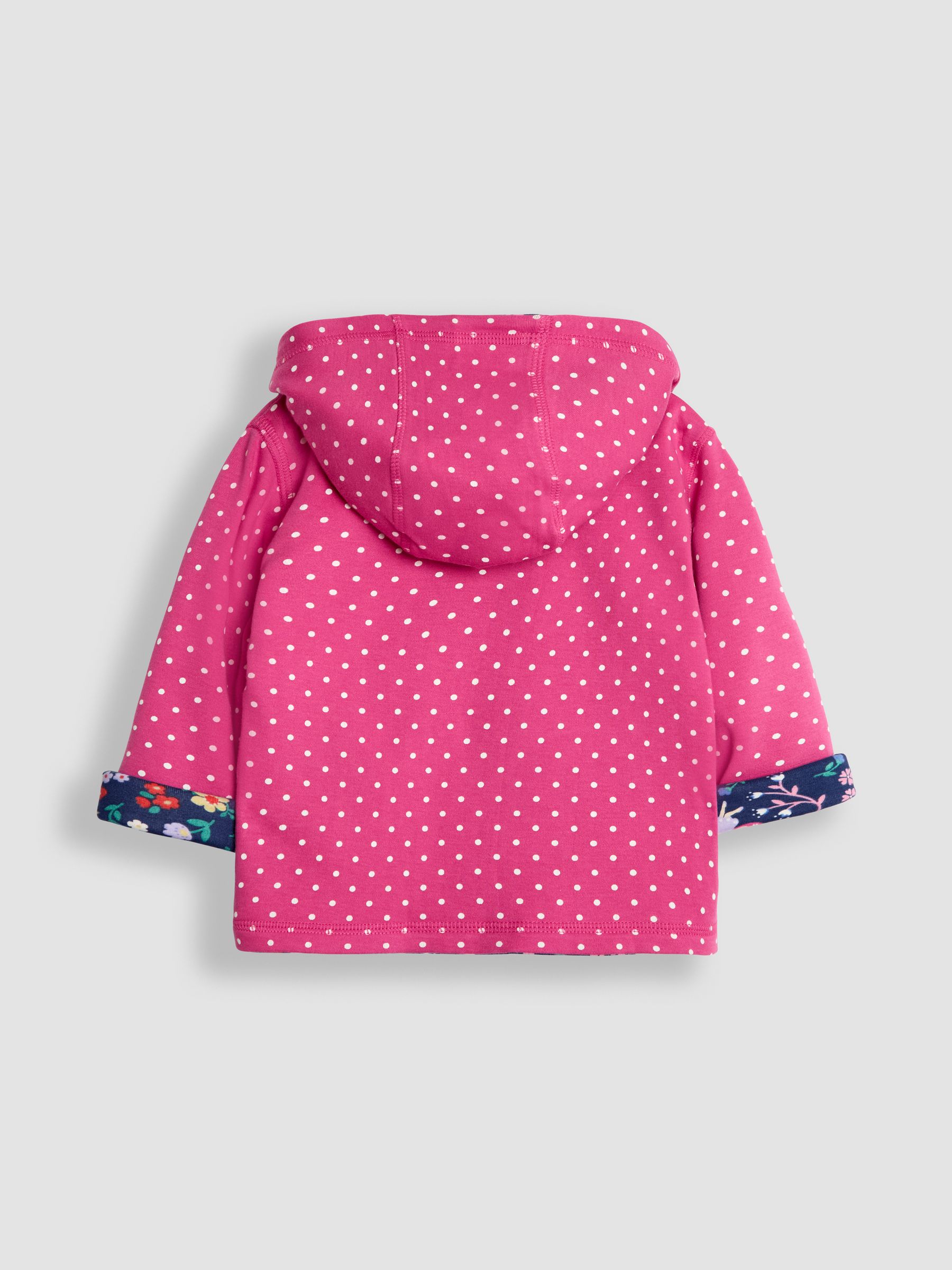 Pink Unicorn Appliqué Reversible Hoodie - Image 3 of 8