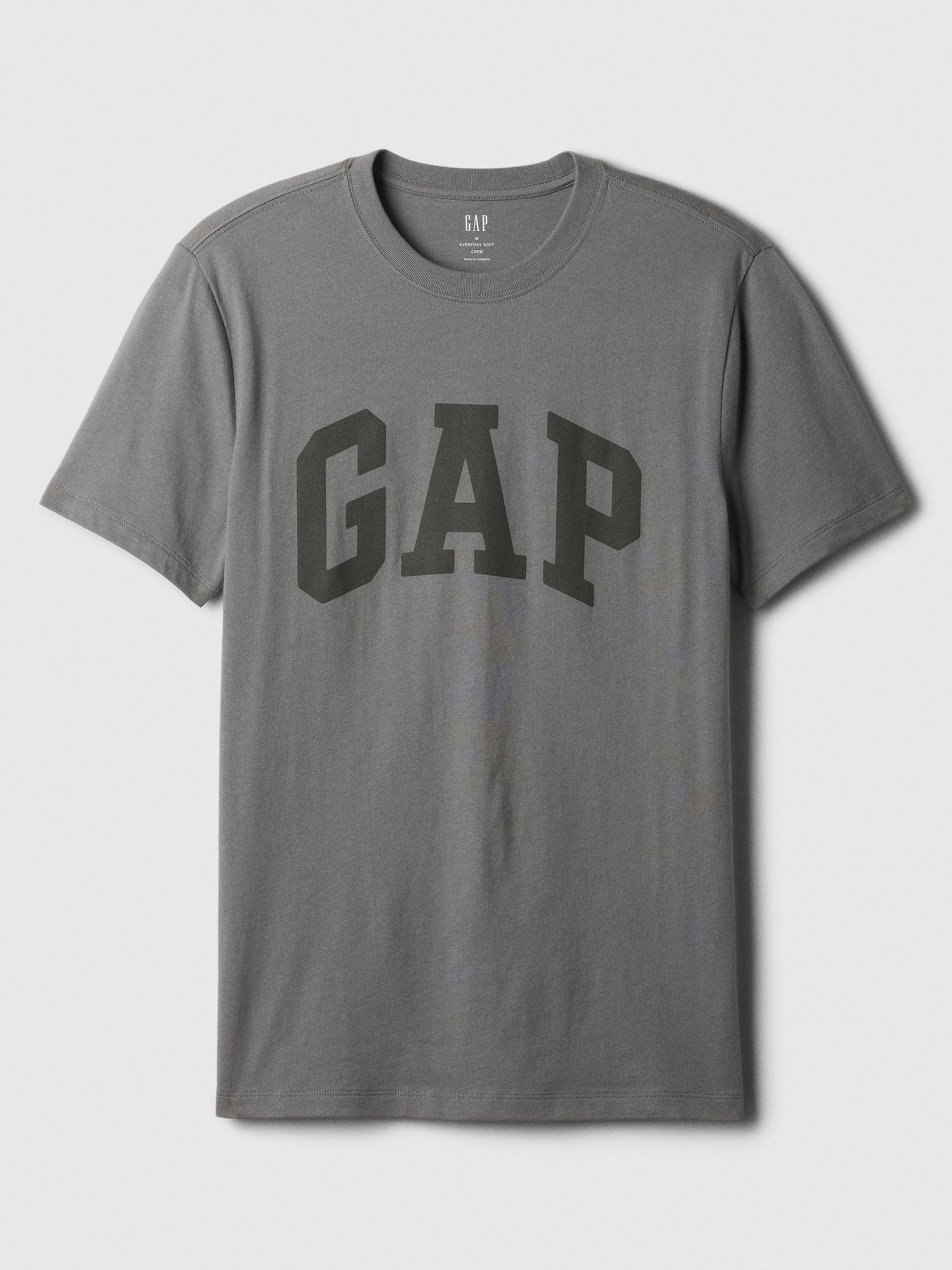 Dark Grey Logo Everyday Crew Neck T-Shirt - Image 4 of 4