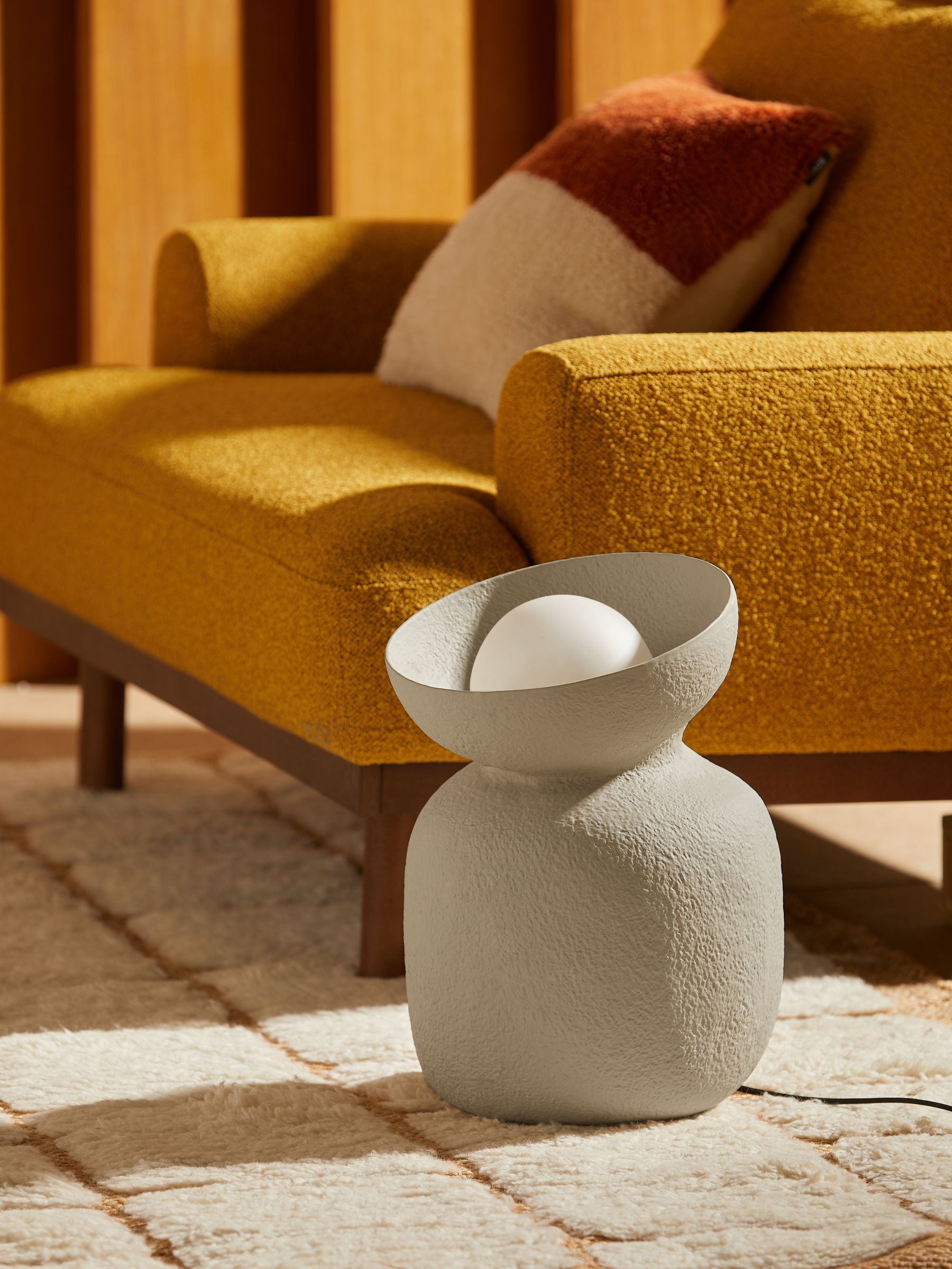 Vera Floor Lamp in Cream - Image 2 of 6