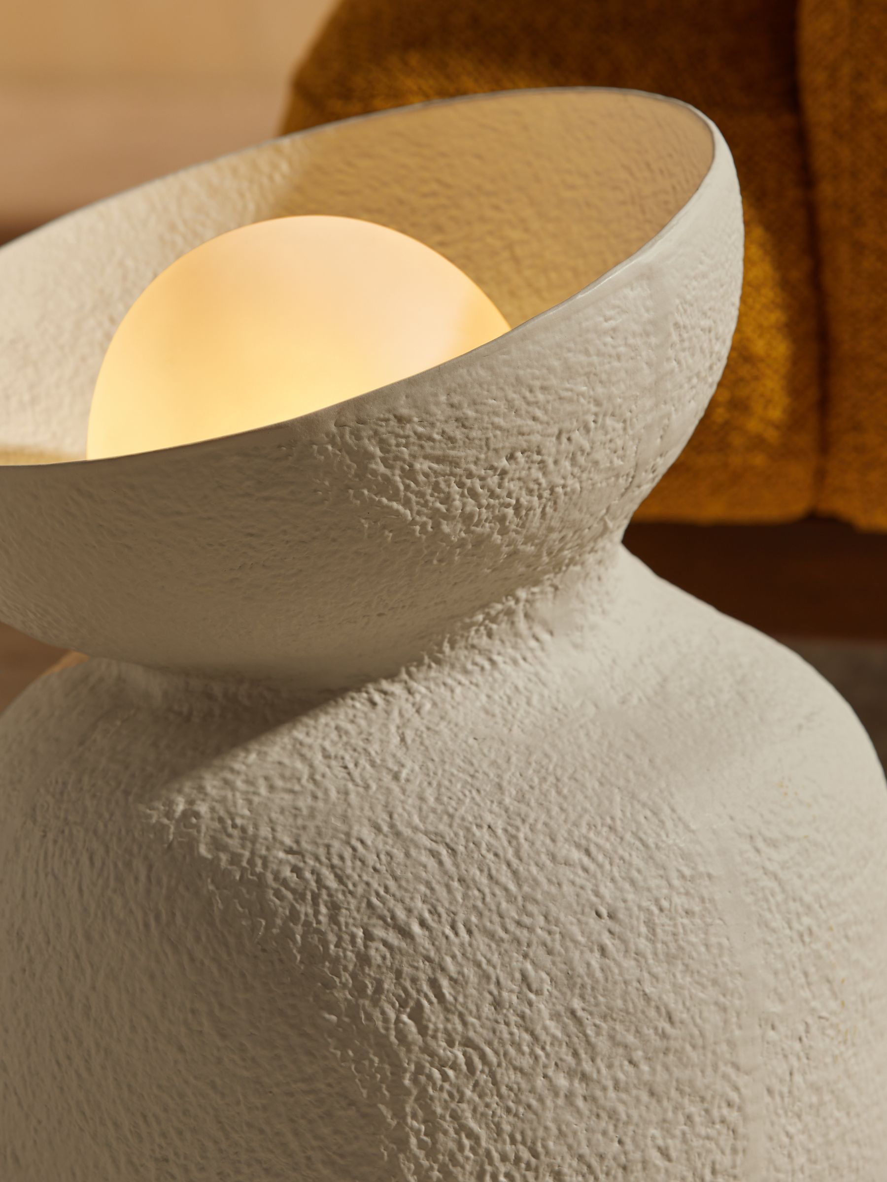 Vera Floor Lamp in Cream - Image 3 of 6