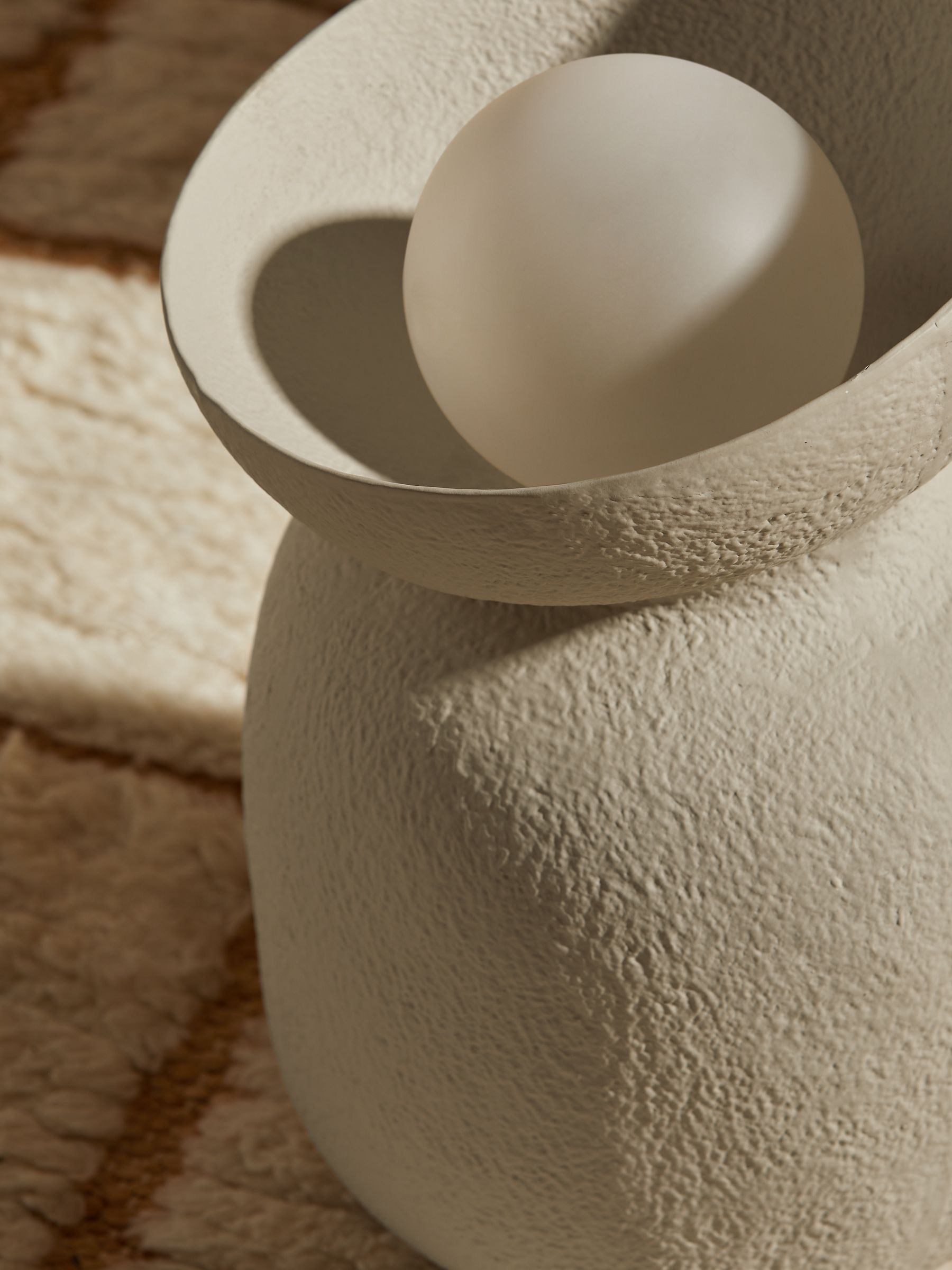 Vera Floor Lamp in Cream - Image 4 of 6