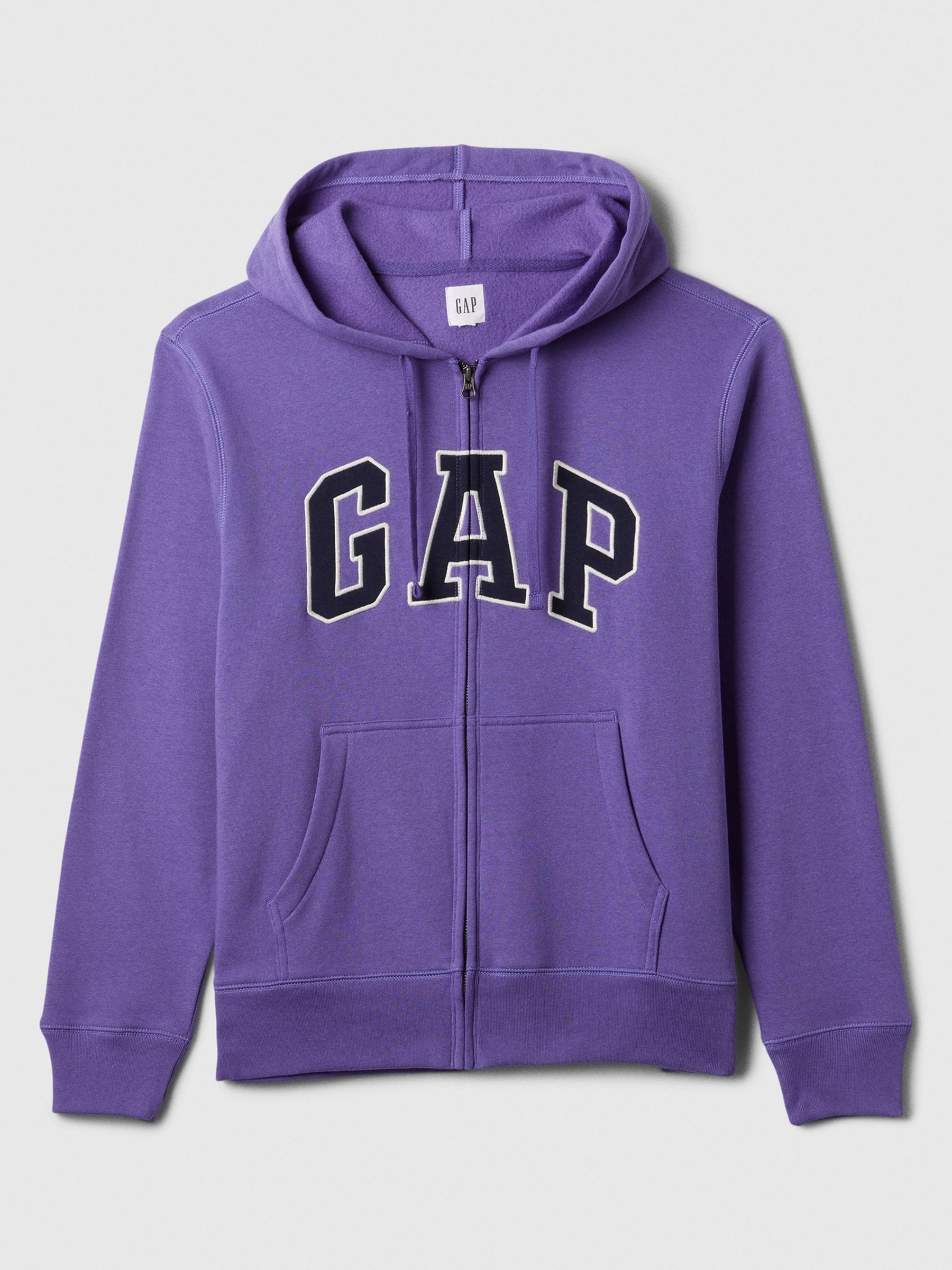 Purple Logo Zip Up Hoodie - Image 4 of 4