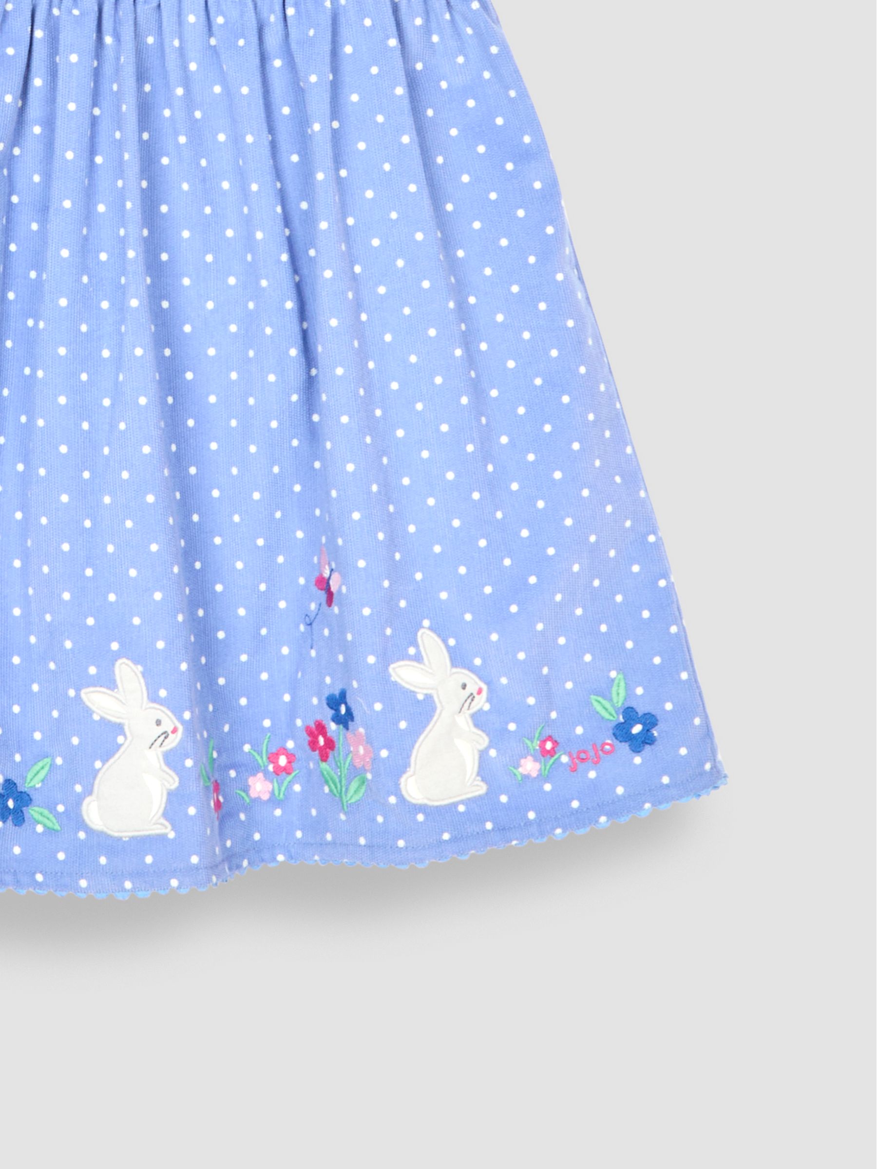 Blue Bunny Applique Cord Dress - Image 6 of 6