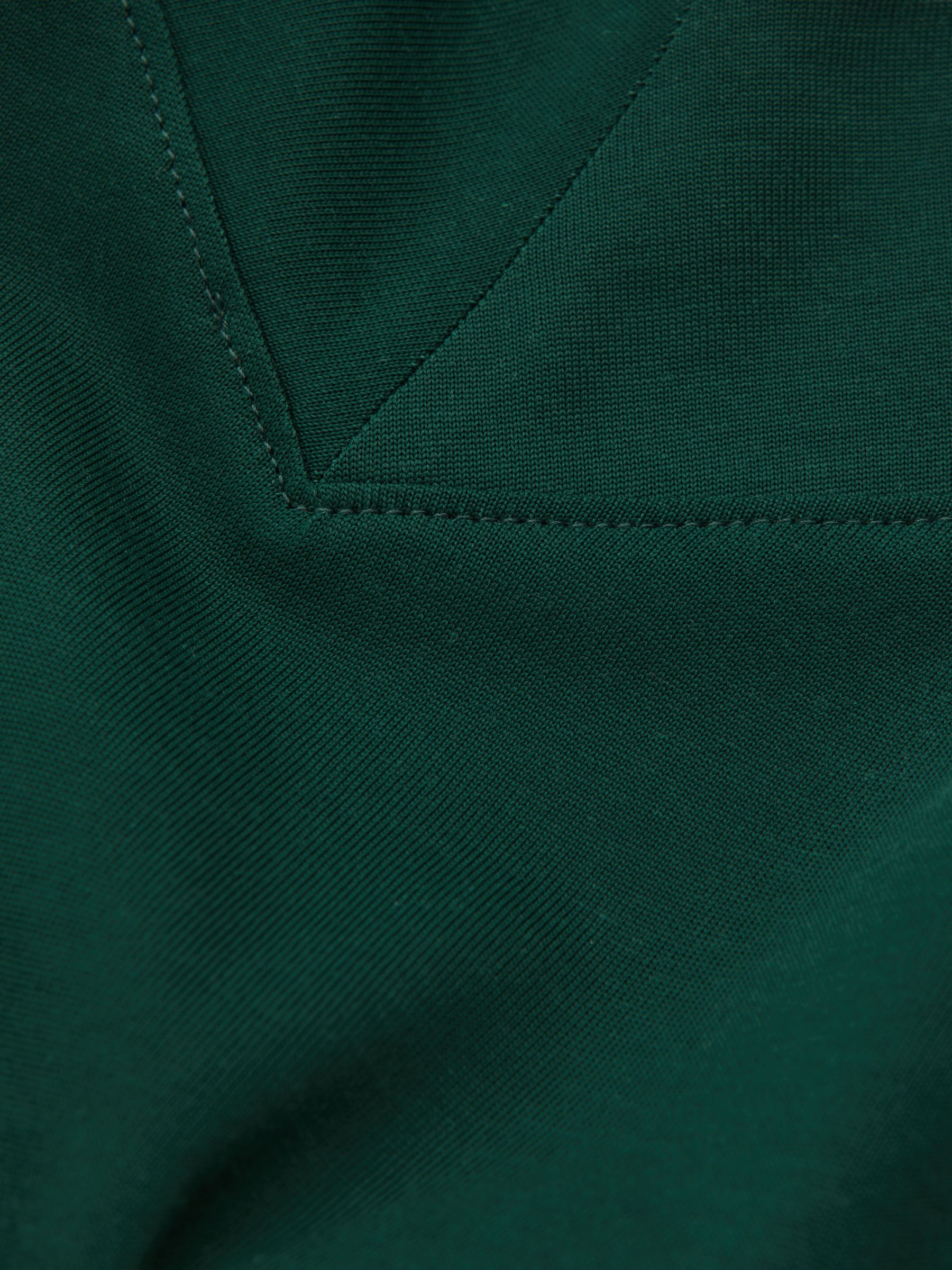 V-Neck Shell Top in Green - Image 5 of 5