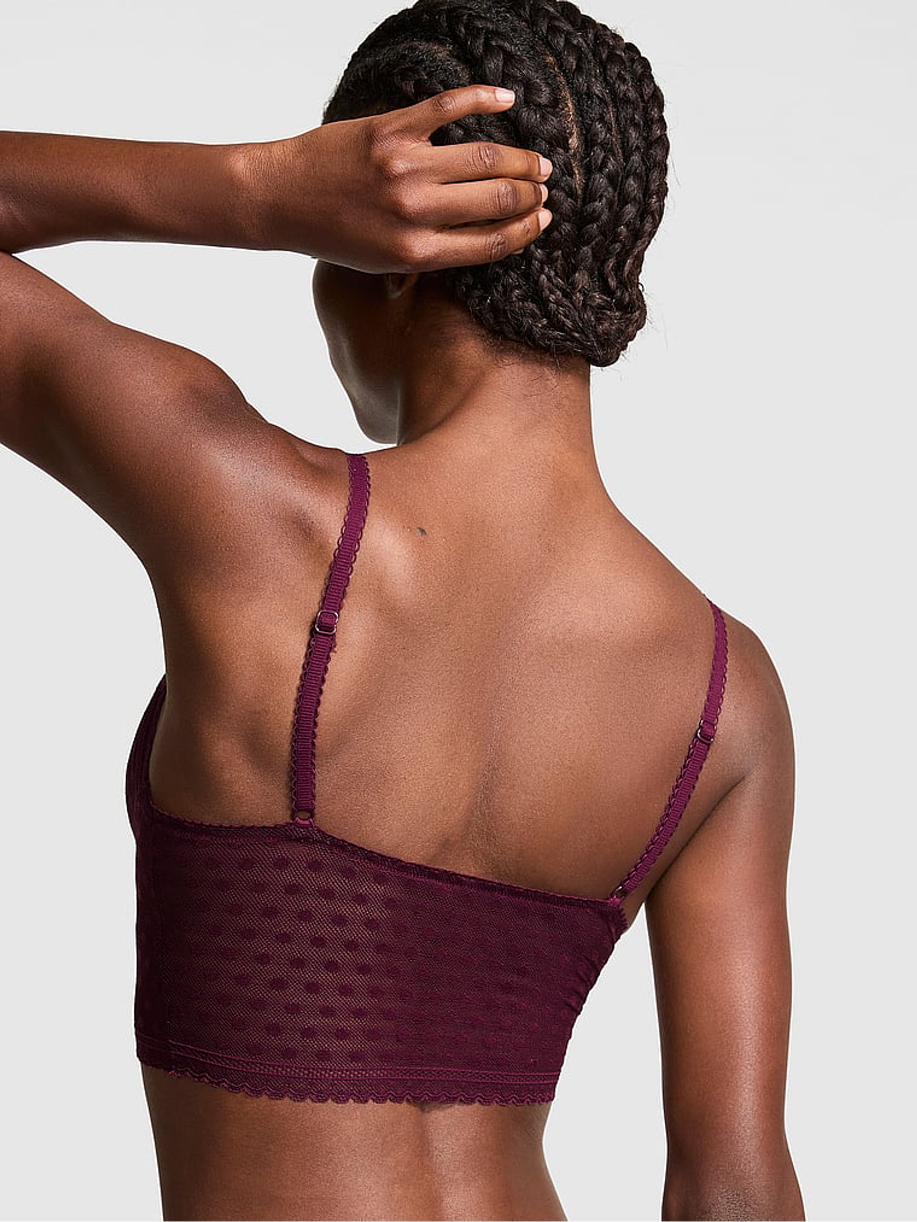Purple Rose Dainty Dot Lace Bralette - Image 2 of 3