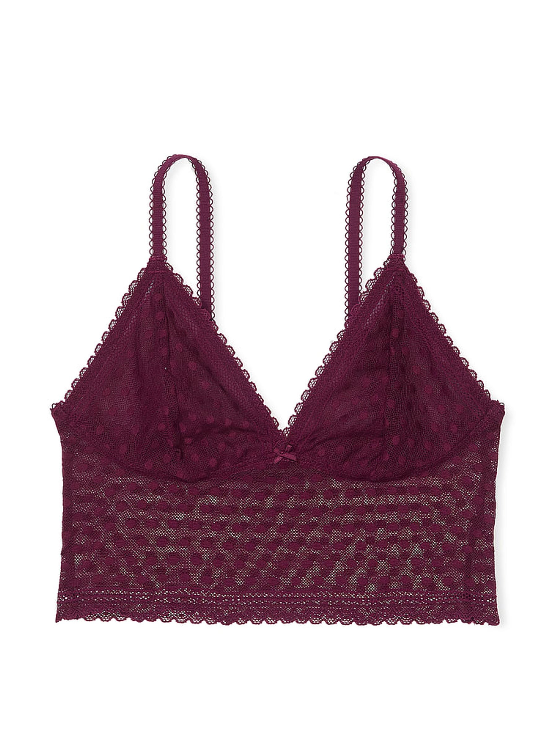 Purple Rose Dainty Dot Lace Bralette - Image 3 of 3