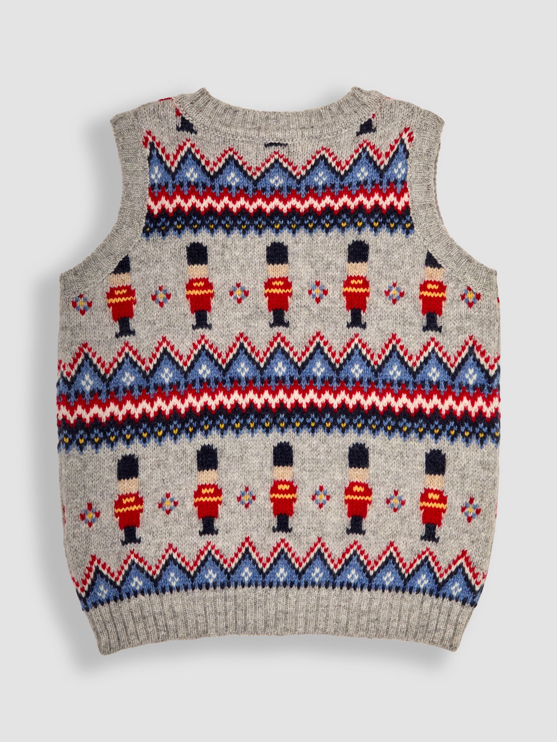 Grey Marl Soldier Knit Tank Top - Image 2 of 3