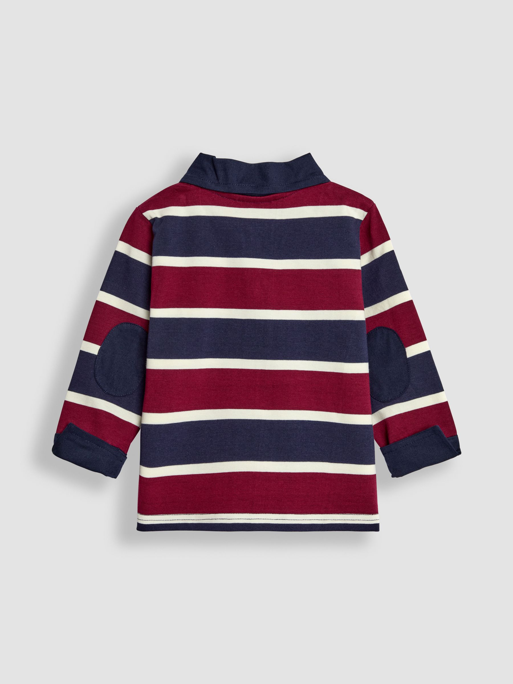 Burgundy Stripe Rugby Top - Image 2 of 3