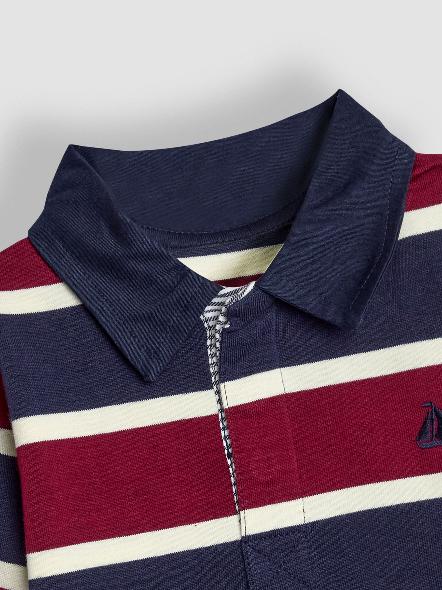 Burgundy Stripe Rugby Top - Image 3 of 3