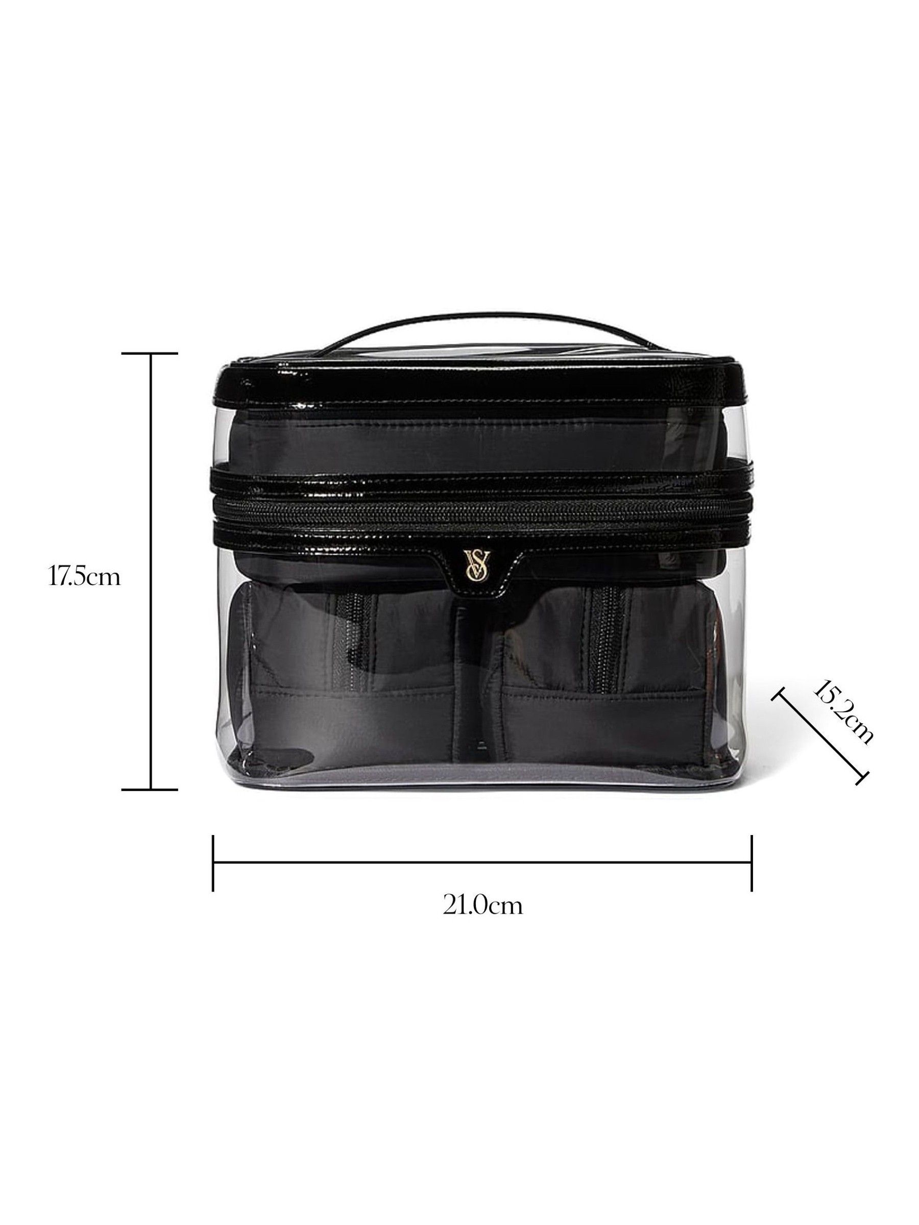 Black 4 in 1 Makeup Bag - Image 3 of 3