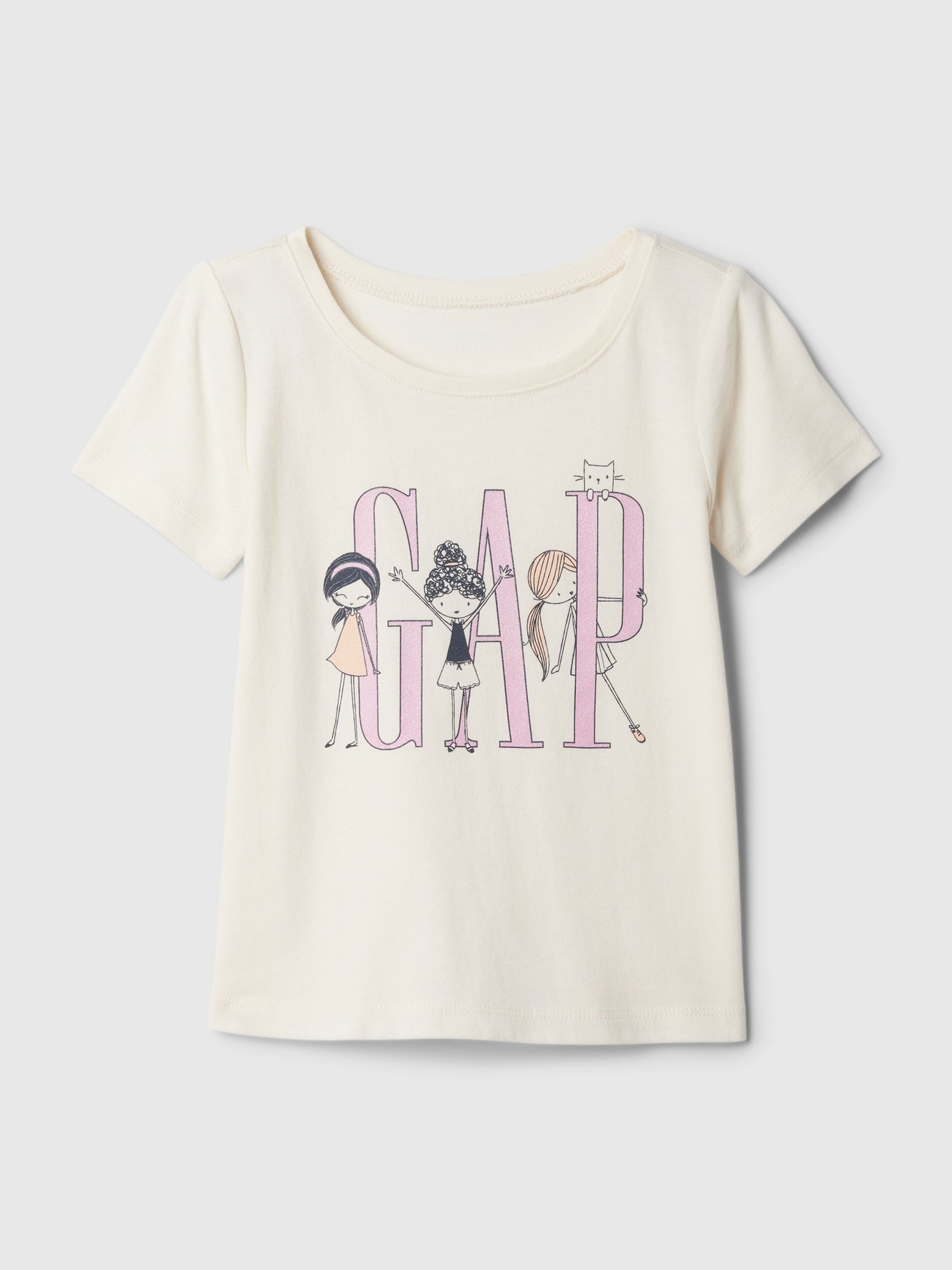 White Cotton Logo Graphic Short Sleeve Baby T-Shirt (Newborn-5yrs) - Image 1 of 3