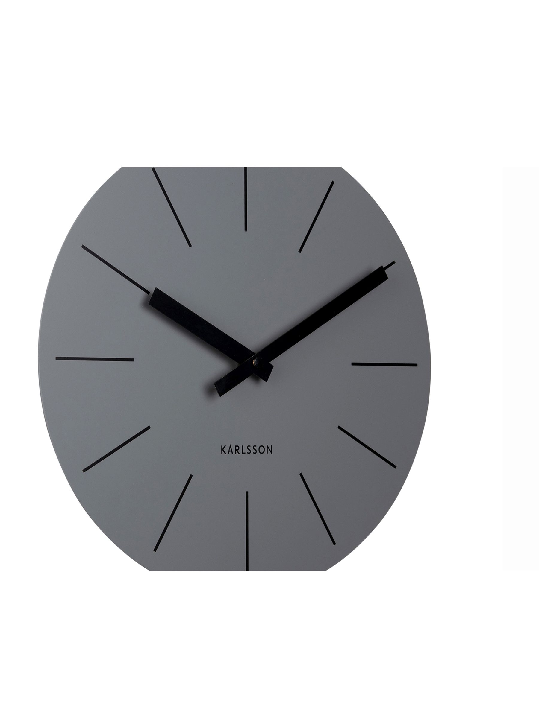 Karlsson Dark Grey Arlo Pendulum Wall Clock - Image 3 of 4