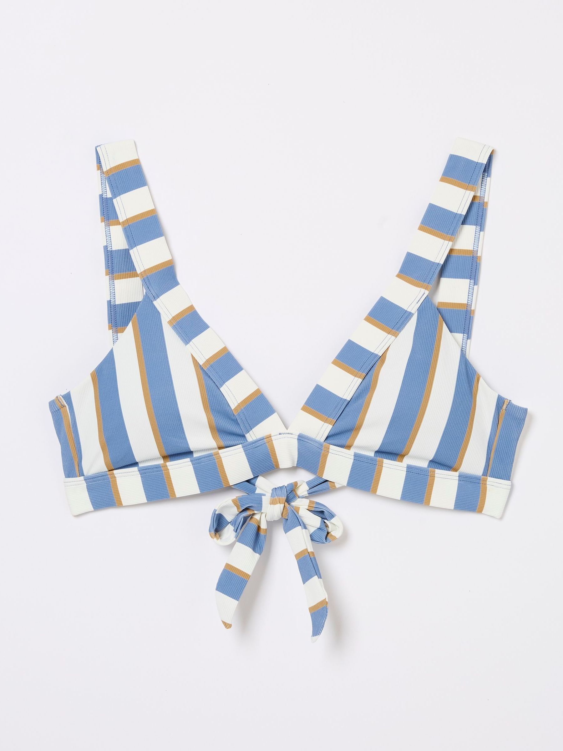 Hali Blue Stripe Bikini Top - Image 4 of 4 Hali Blue Stripe Bikini Top - Image 4 of 4