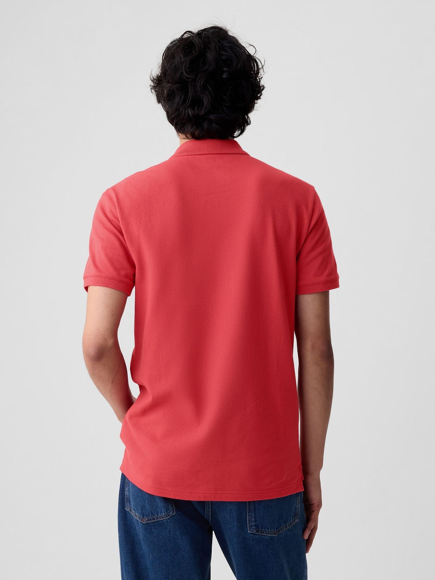 Red Logo Polo Shirt - Image 2 of 4
