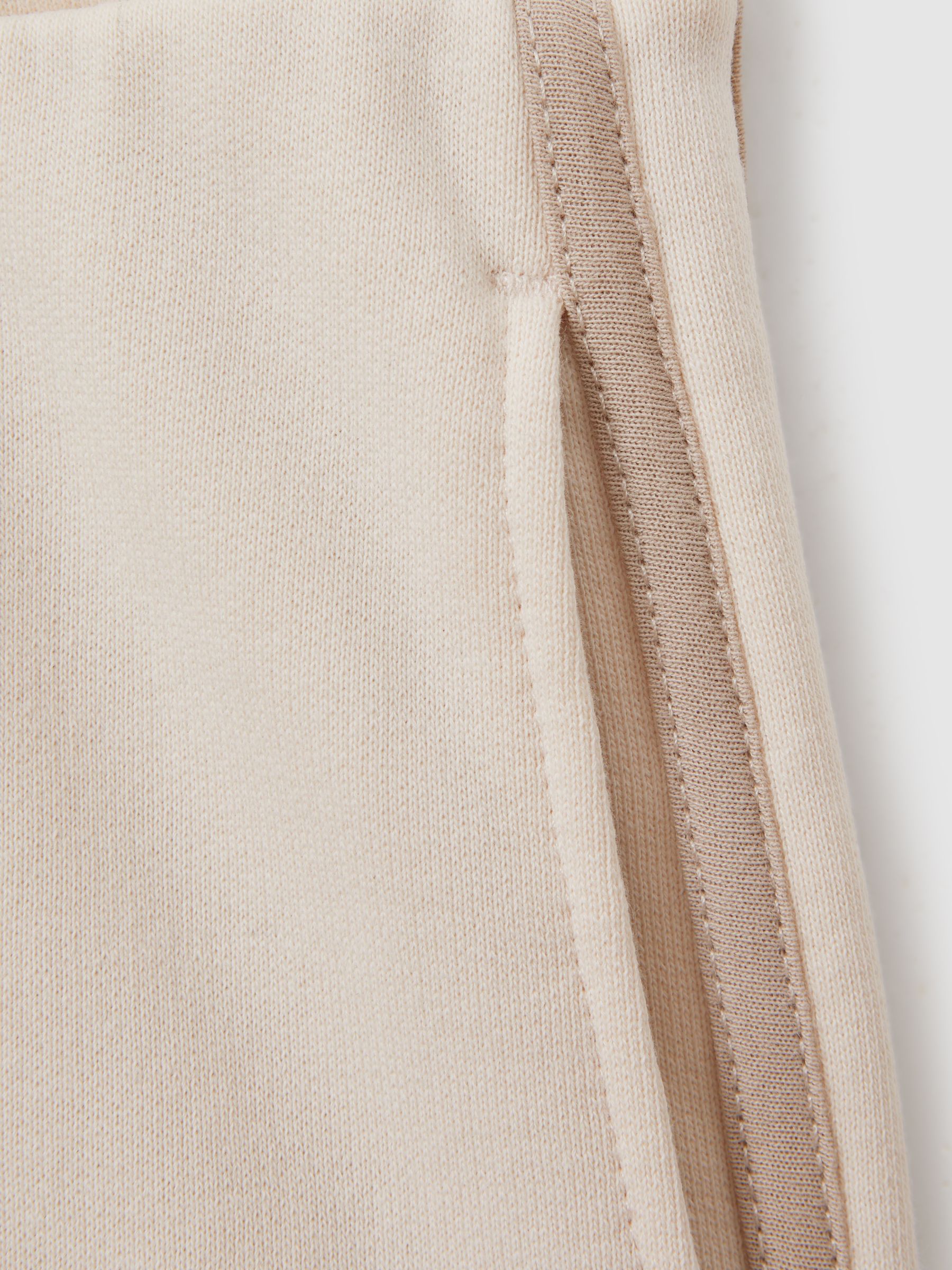 The Upside Cotton Side Stripe Joggers in Cream - Image 5 of 5
