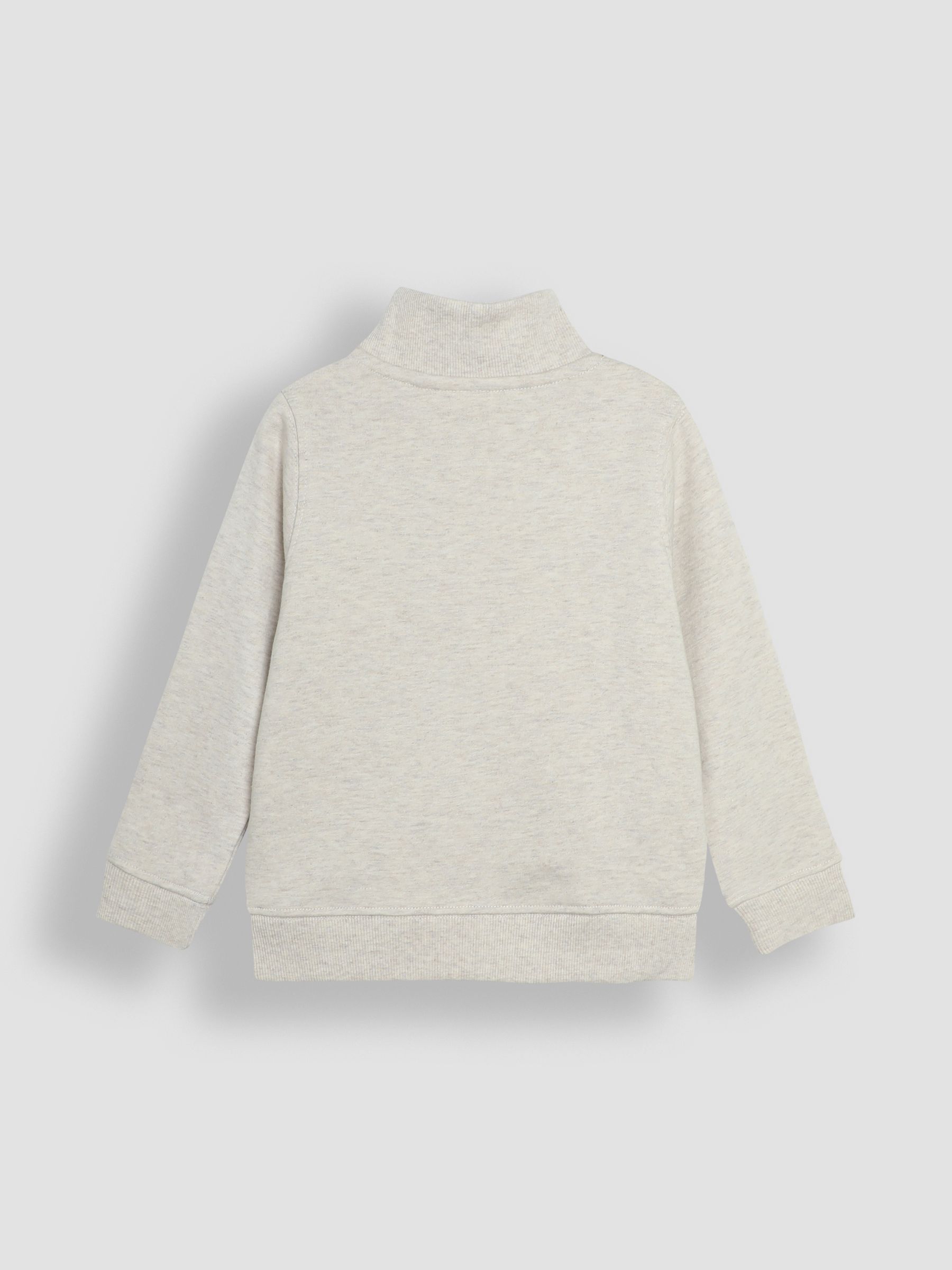 Natural Lion Appliqué Half Zip Sweatshirt - Image 6 of 7