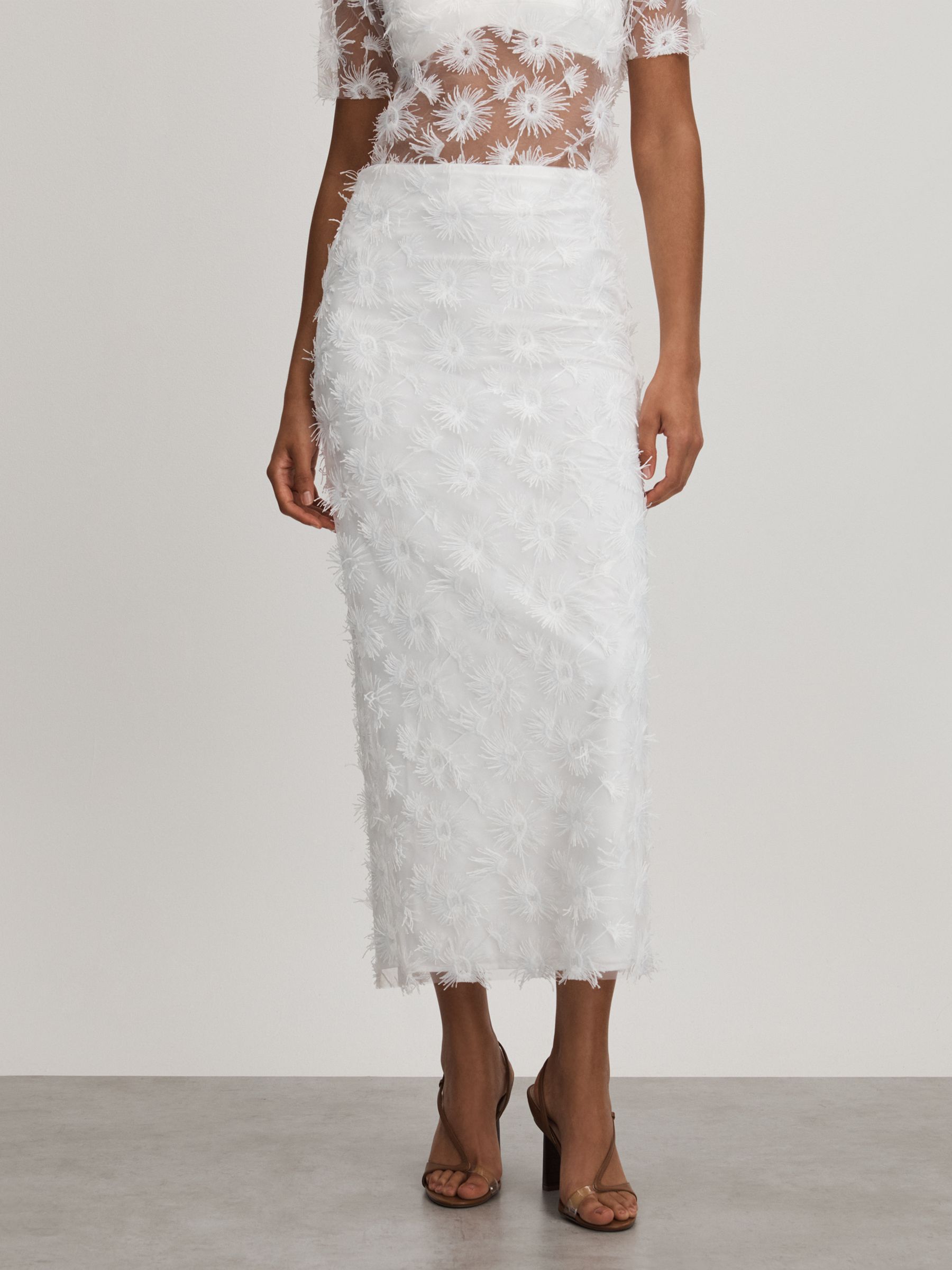 Anna Quan Skirt in White - Image 1 of 5