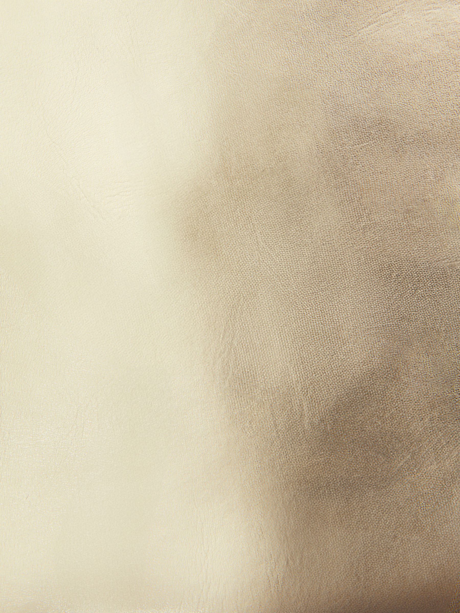 Atelier Metallic Bustier Top in Gold - Image 7 of 7