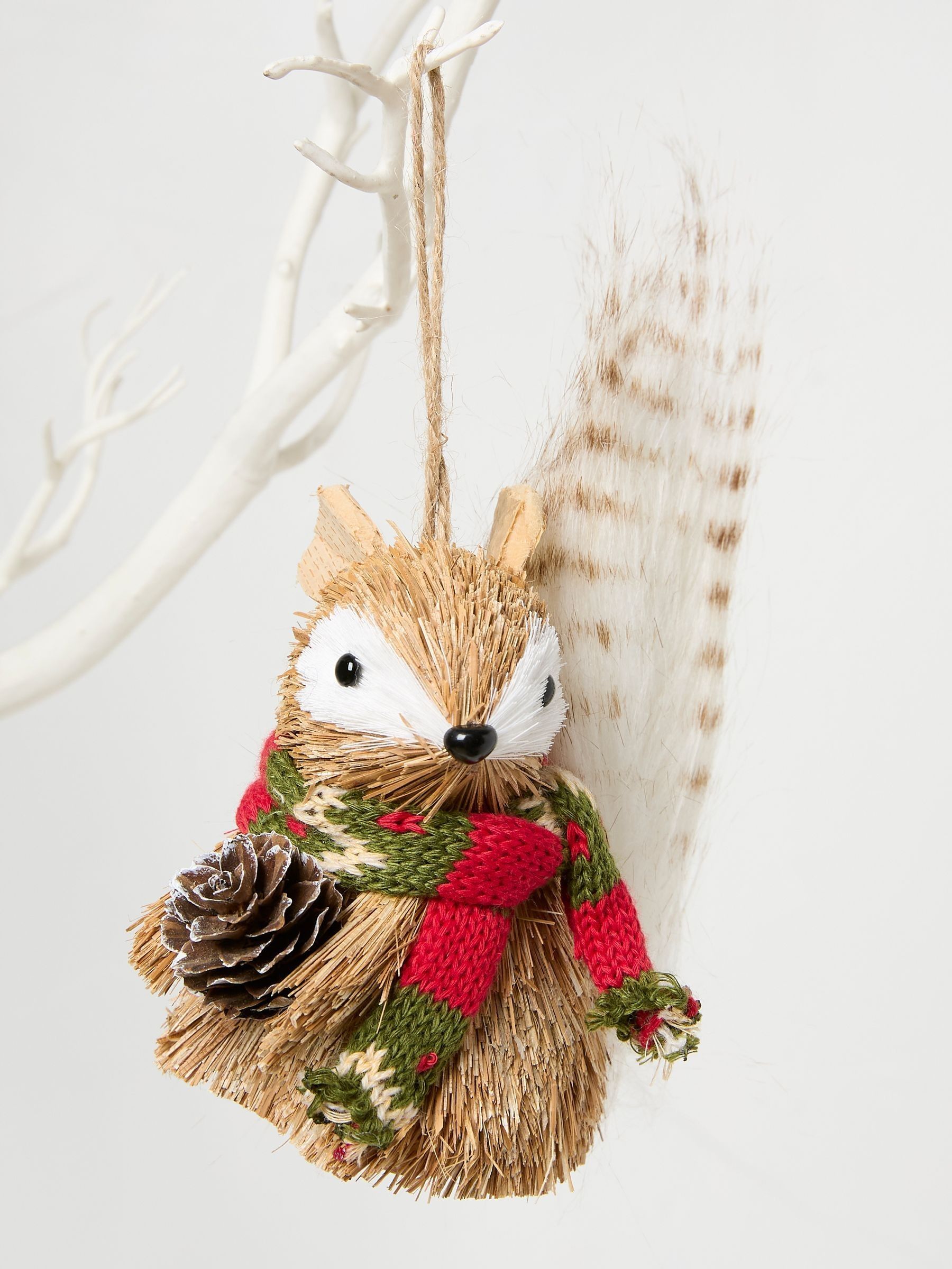 Brown Squirrel Brush Tree Decoration - Image 1 of 2