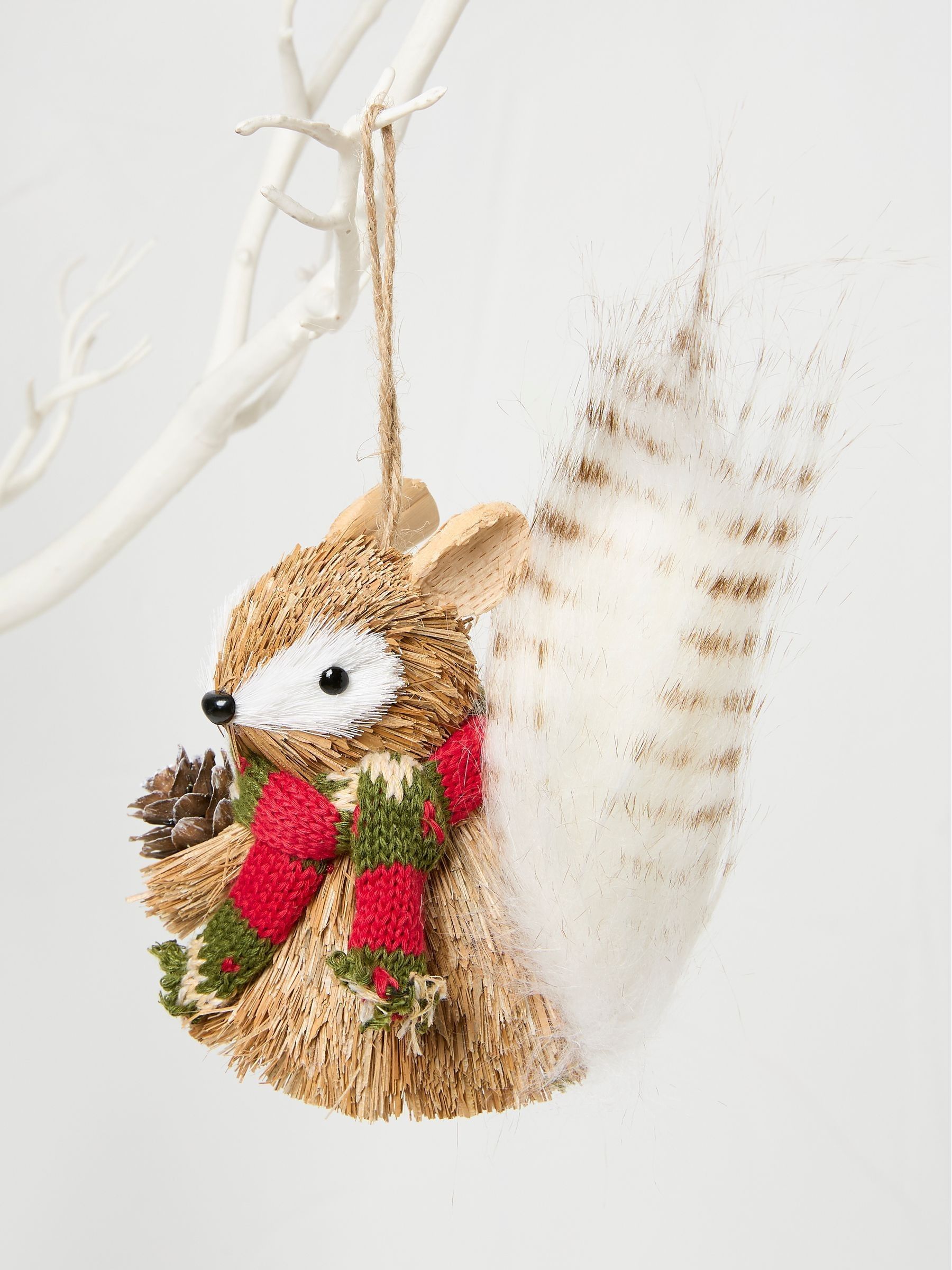 Brown Squirrel Brush Tree Decoration - Image 2 of 2