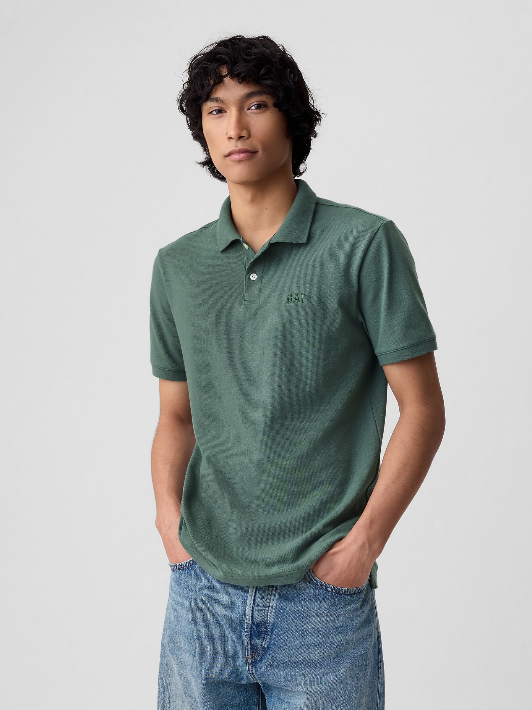 Green Logo Polo Shirt - Image 1 of 4