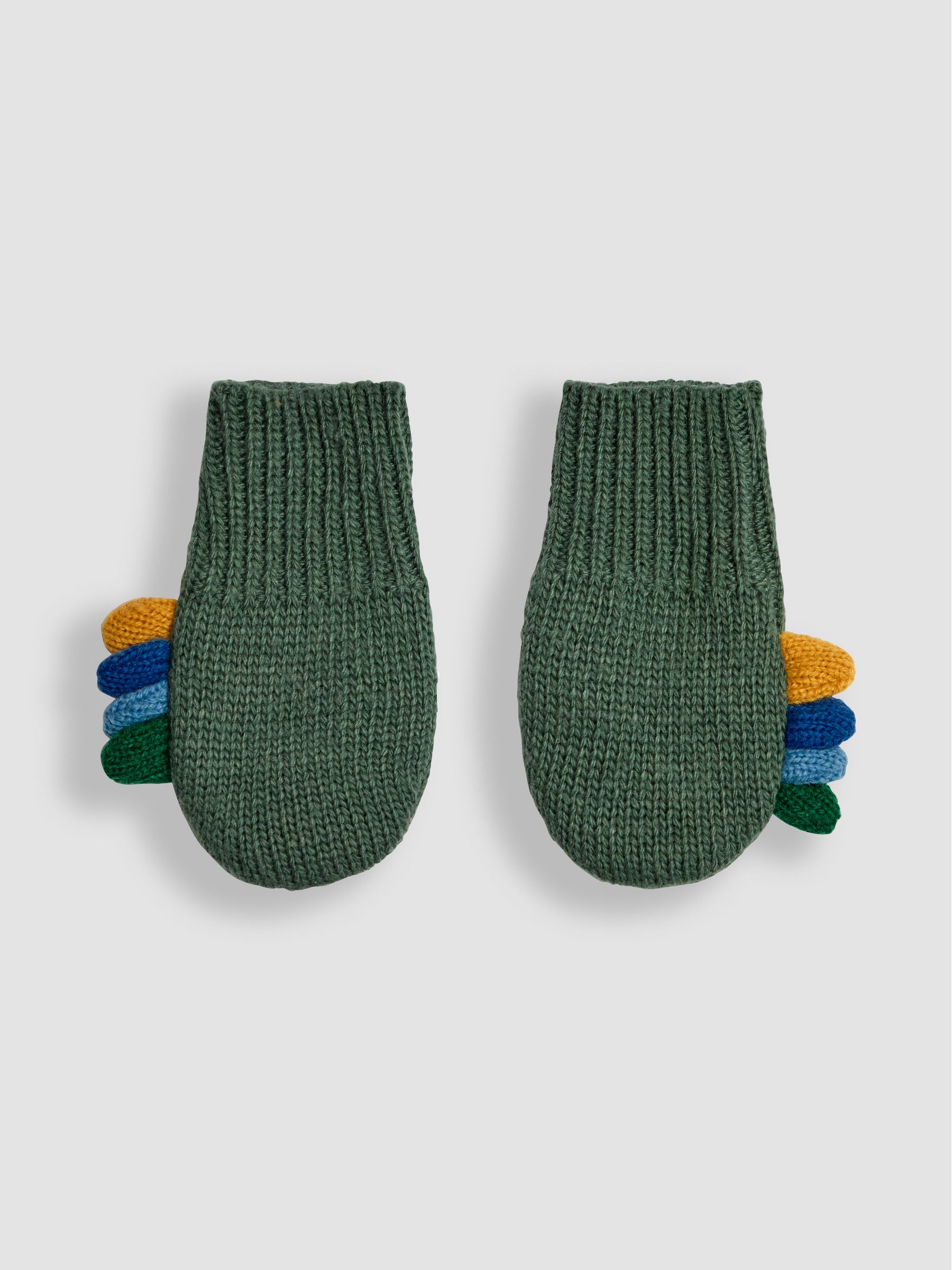 Green Dinosaur Print Novelty Mittens - Image 2 of 3