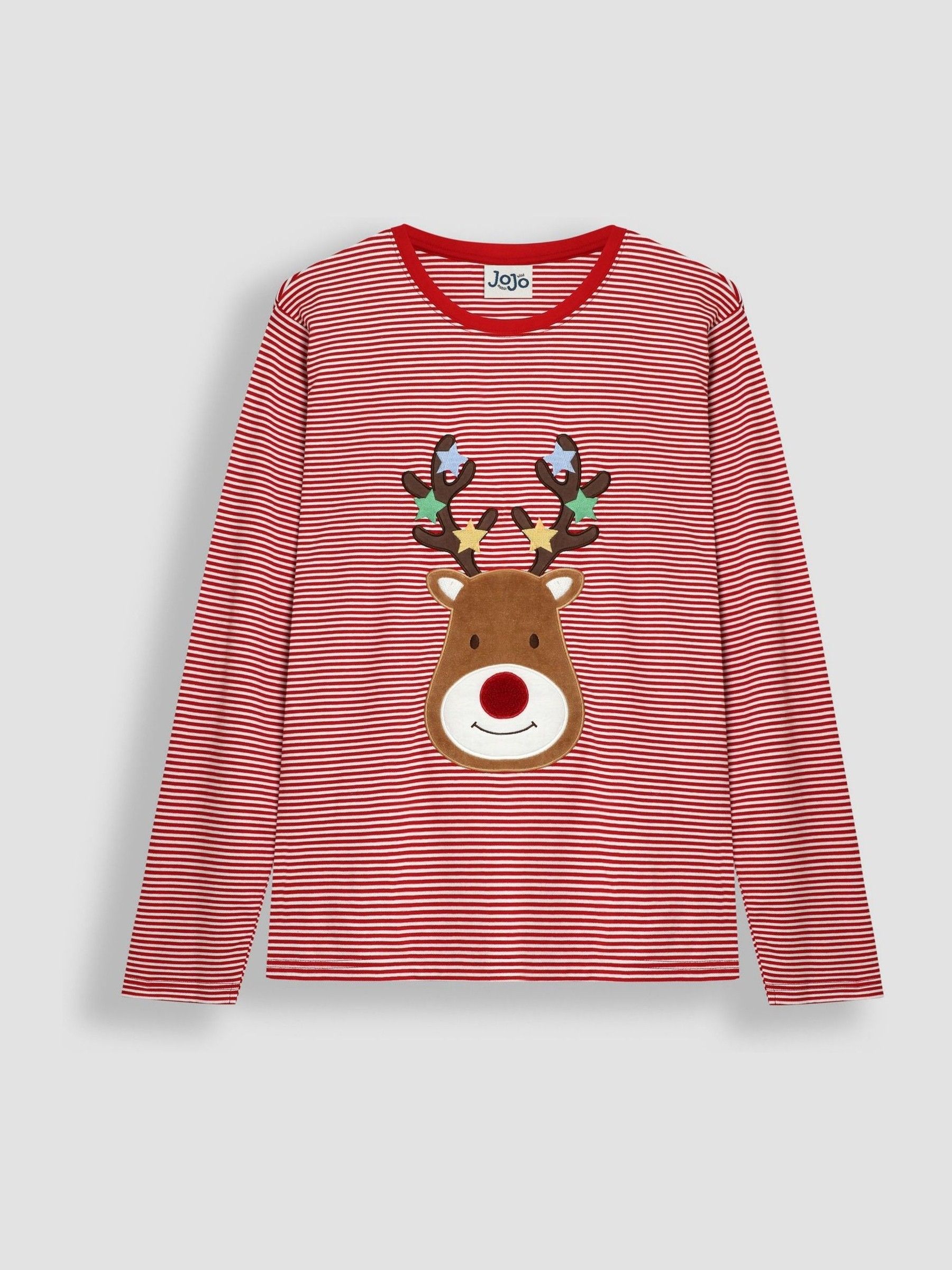 Red Mens Reindeer Pyjamas Set - Image 2 of 5