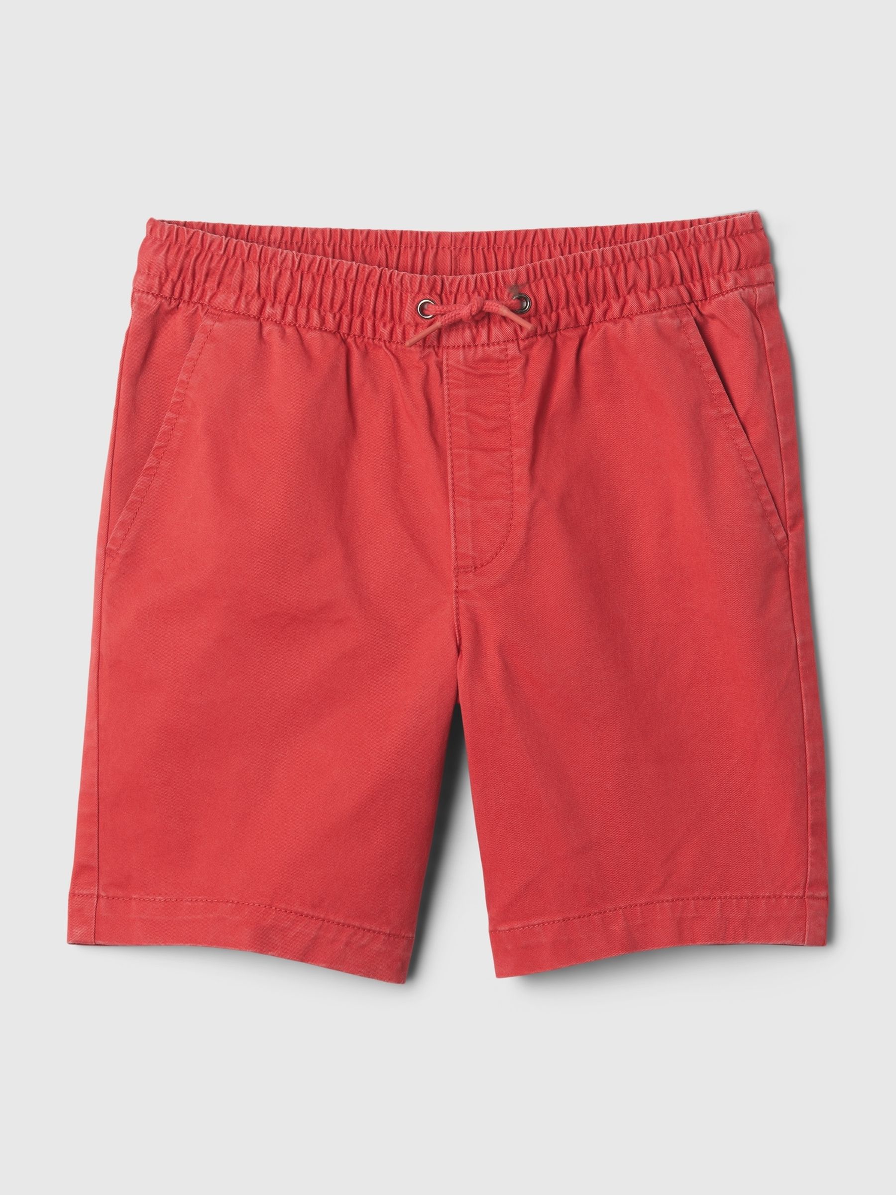Red Cotton Twill Easy Pull On Short (4-13yrs) - Image 4 of 4