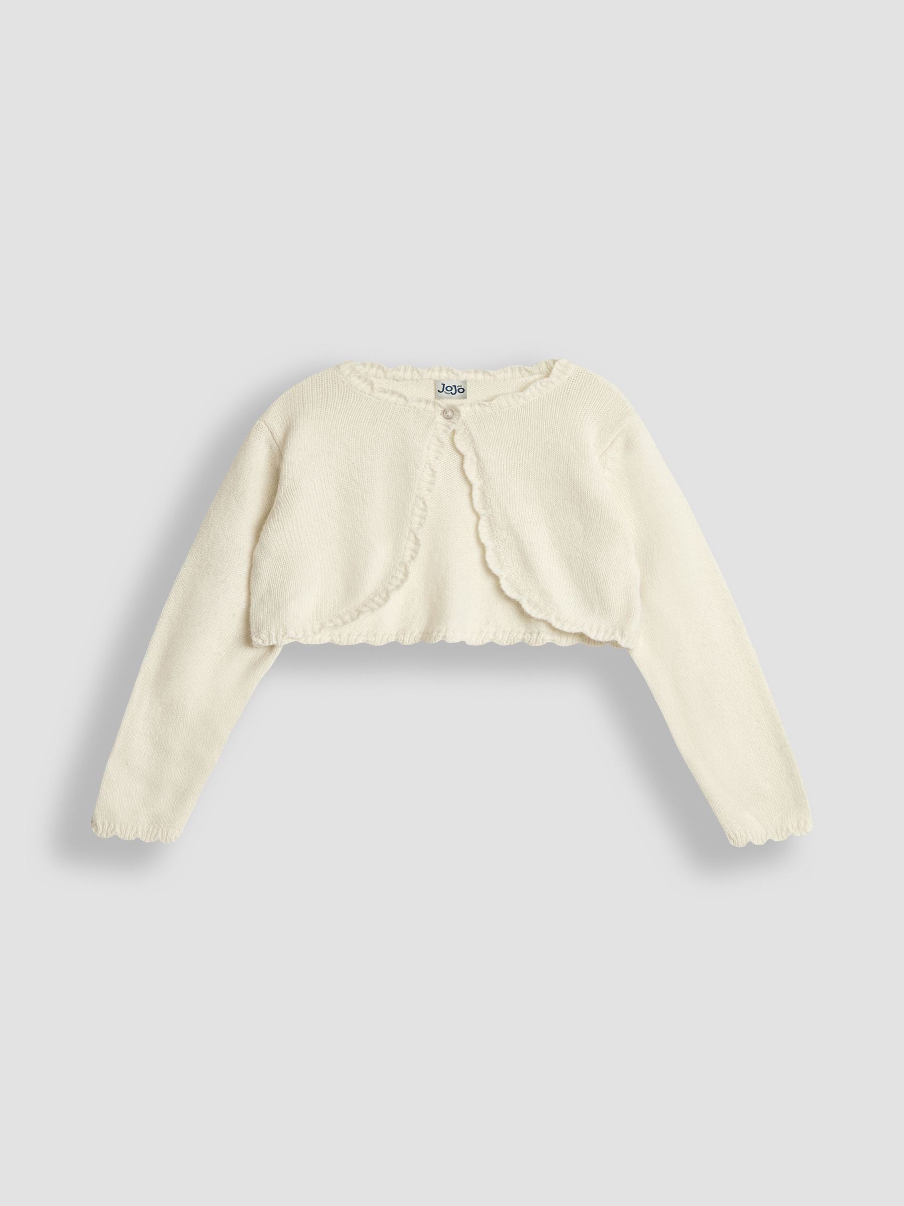Cream Lace Knit Bolero Cardigan - Image 1 of 3