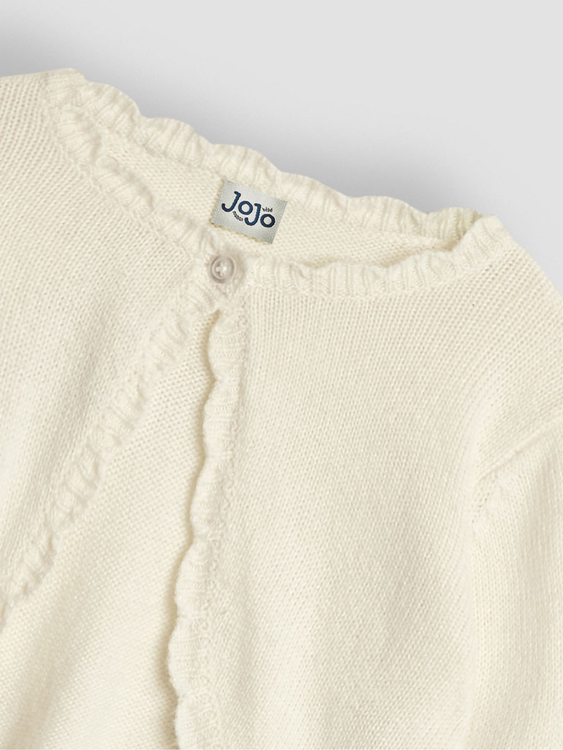 Cream Lace Knit Bolero Cardigan - Image 3 of 3