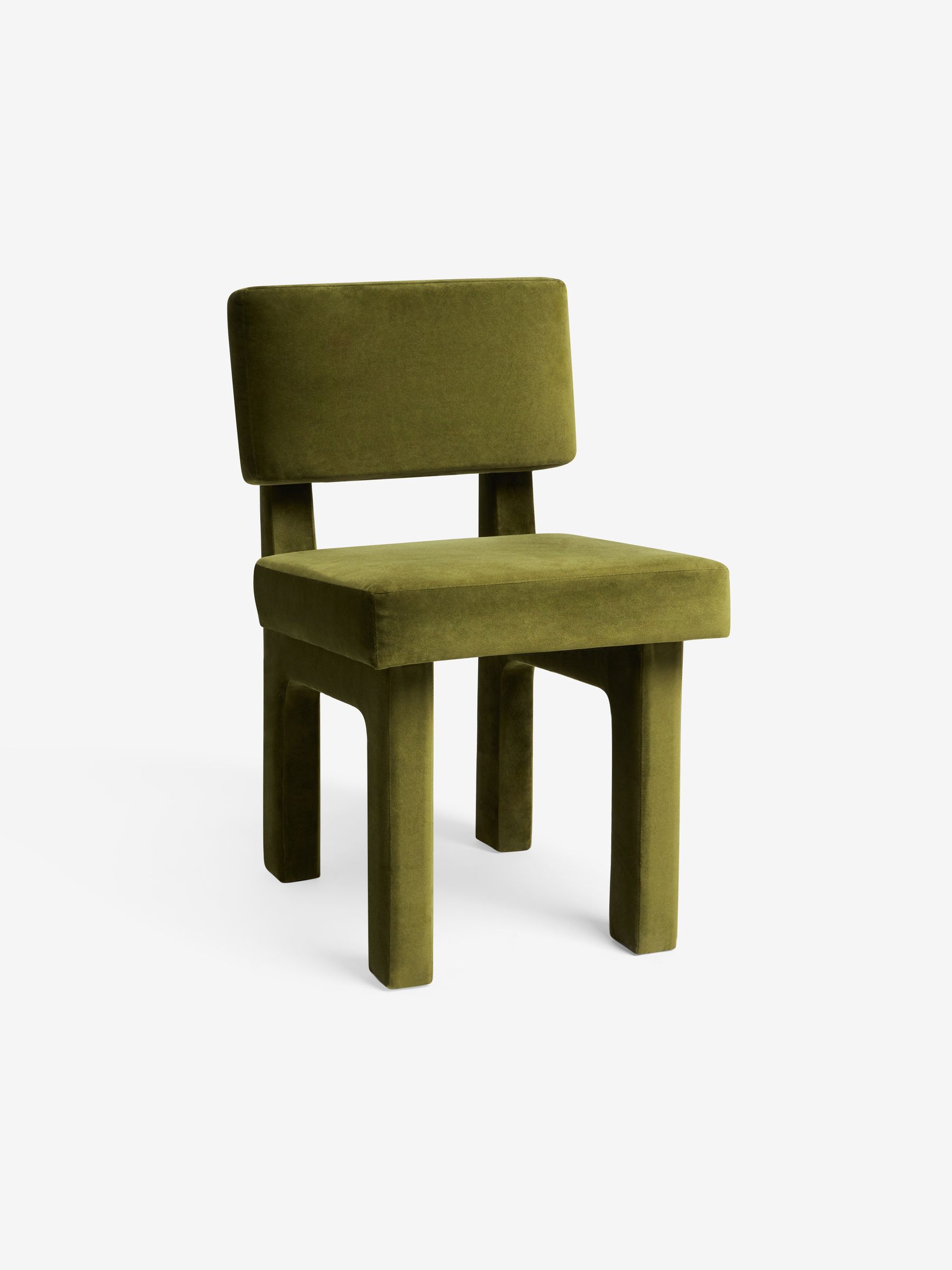 Set of 2 Savea Dining Chairs in Velvet in Pistachio Green - Image 5 of 6