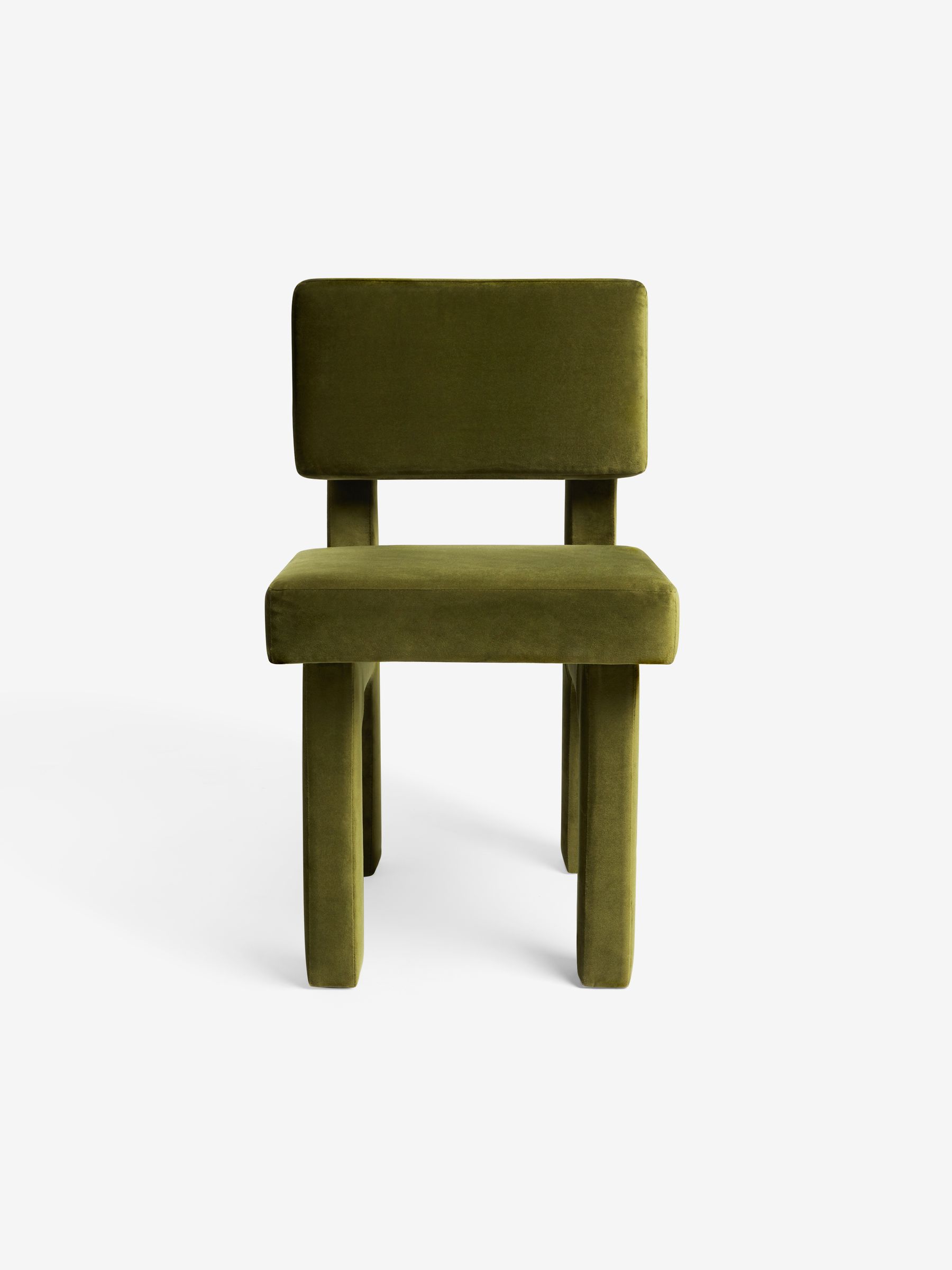Set of 2 Savea Dining Chairs in Velvet in Pistachio Green - Image 6 of 6