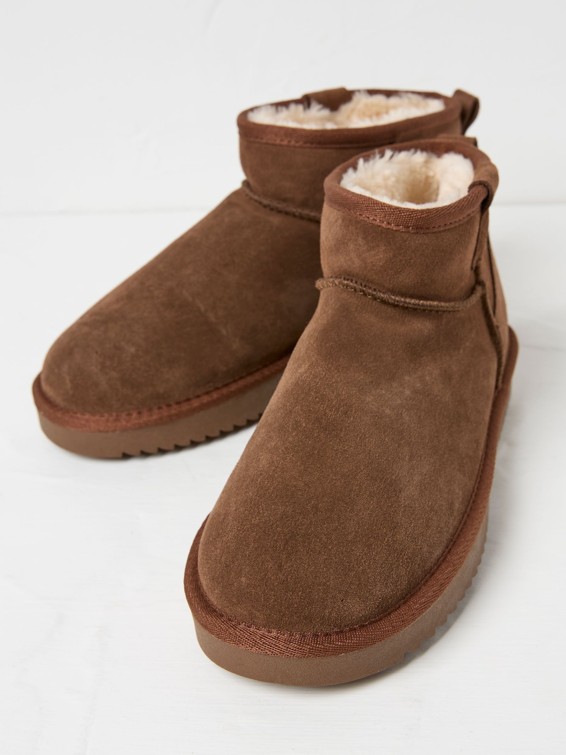 Maeve Chocolate Brown Maeve Mini Boots - Image 3 of 3 Maeve Chocolate Brown Maeve Mini Boots - Image 3 of 3