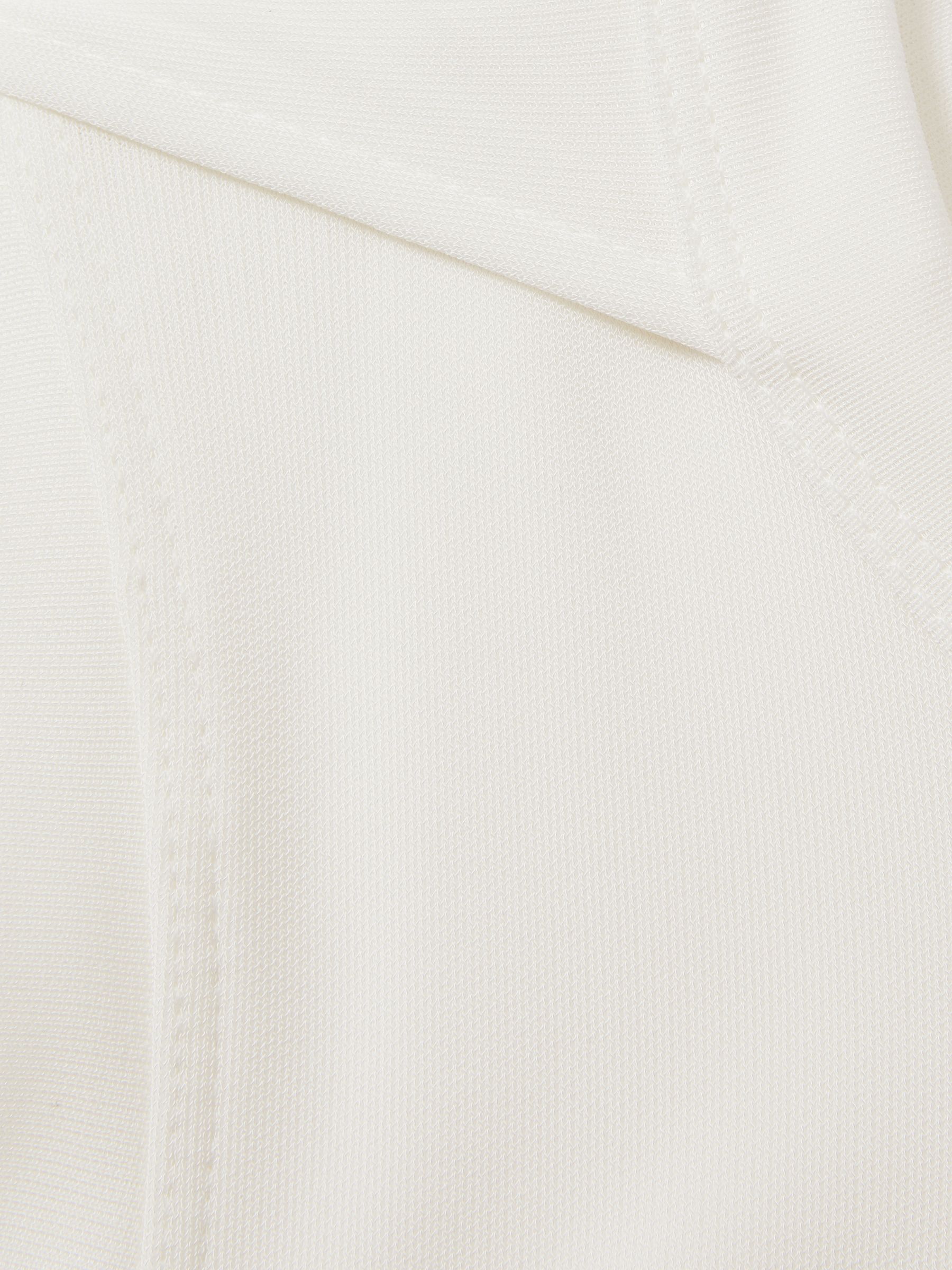 Draped Layered Top in Ivory - Image 6 of 6