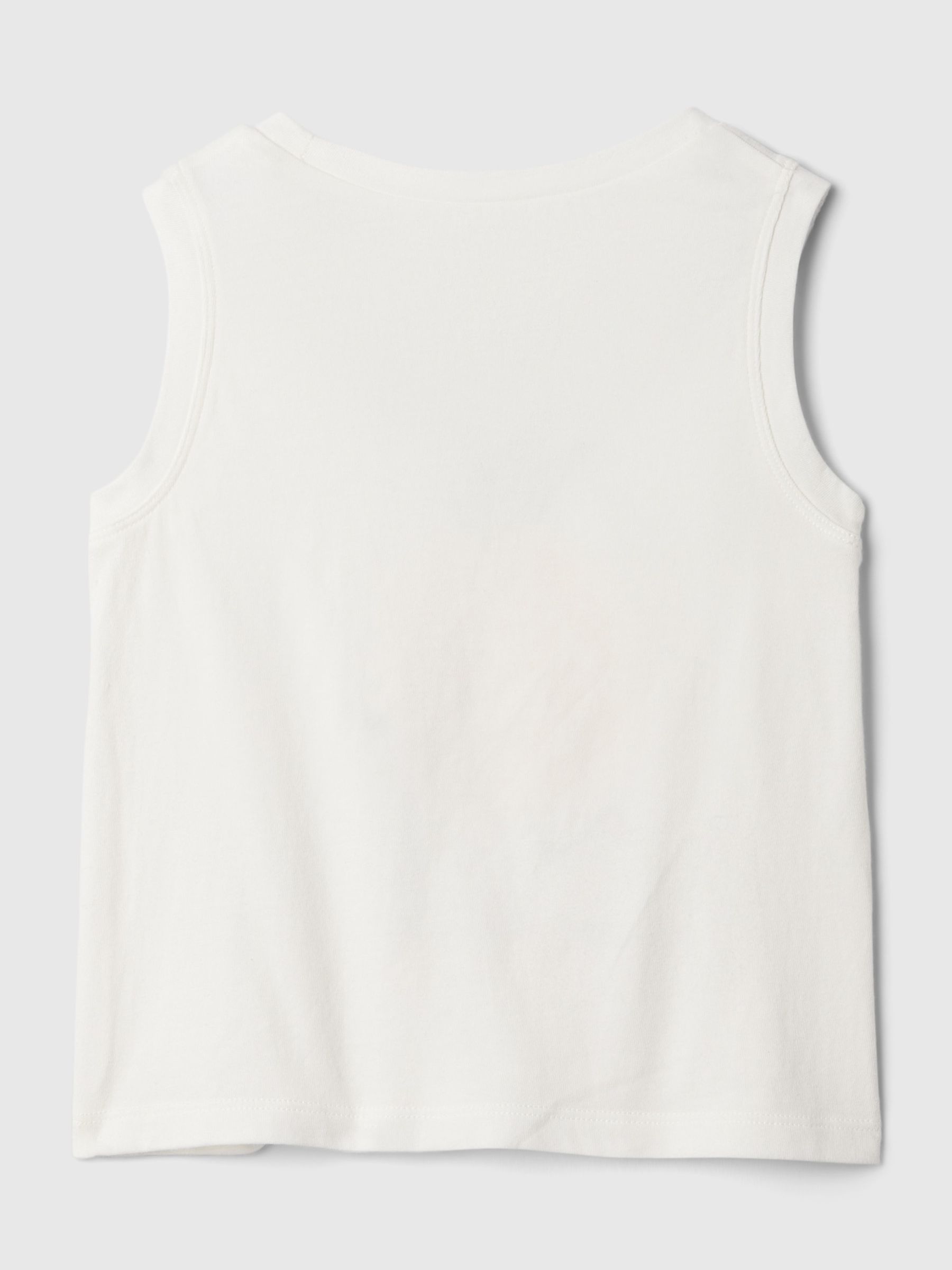 White/Yellow Summer Sleeveless Vest Top (Newborn-5yrs) - Image 2 of 2
