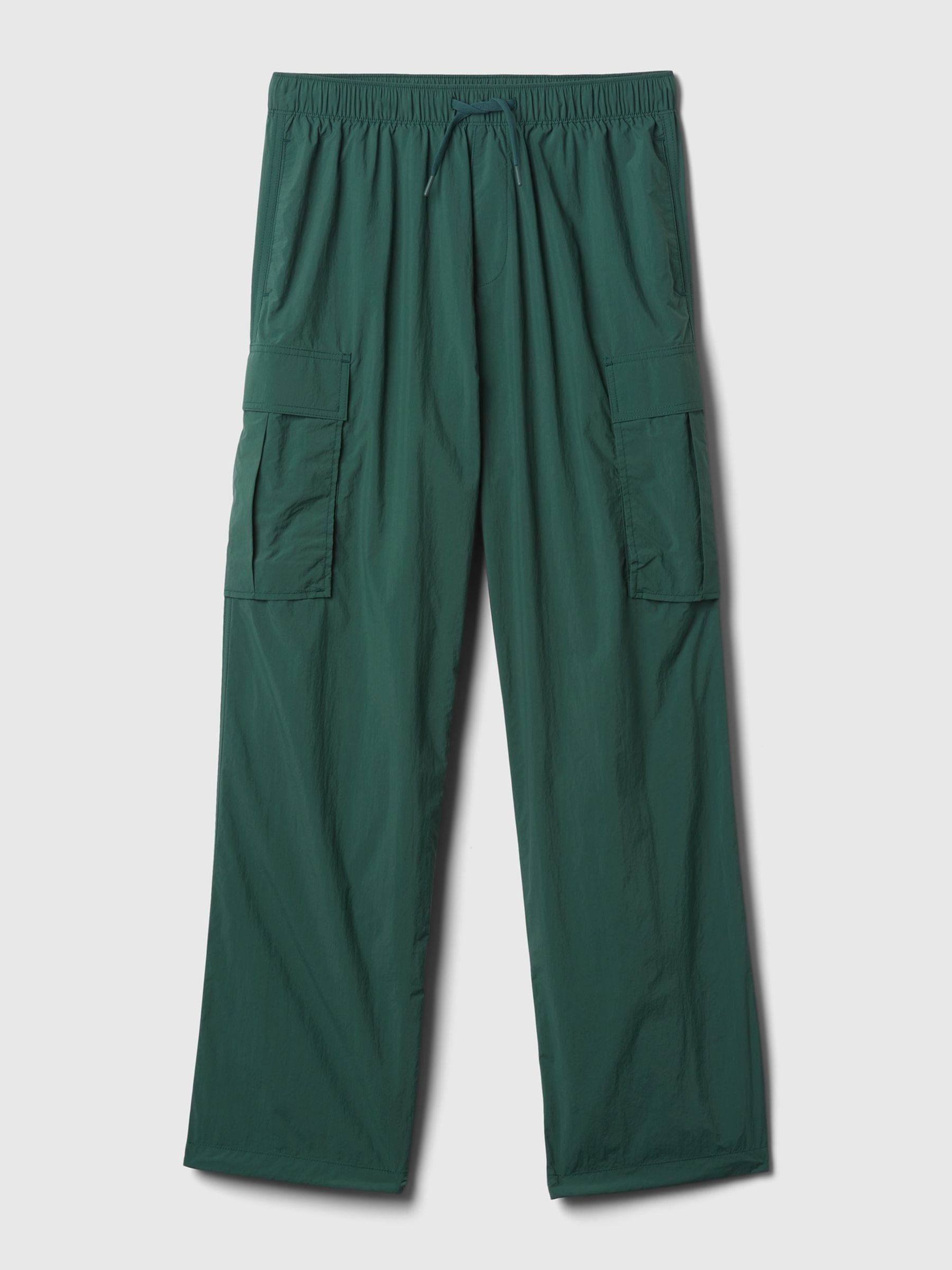 Green Nylon Cargo Trousers - Image 7 of 7 Green Nylon Cargo Trousers - Image 7 of 7