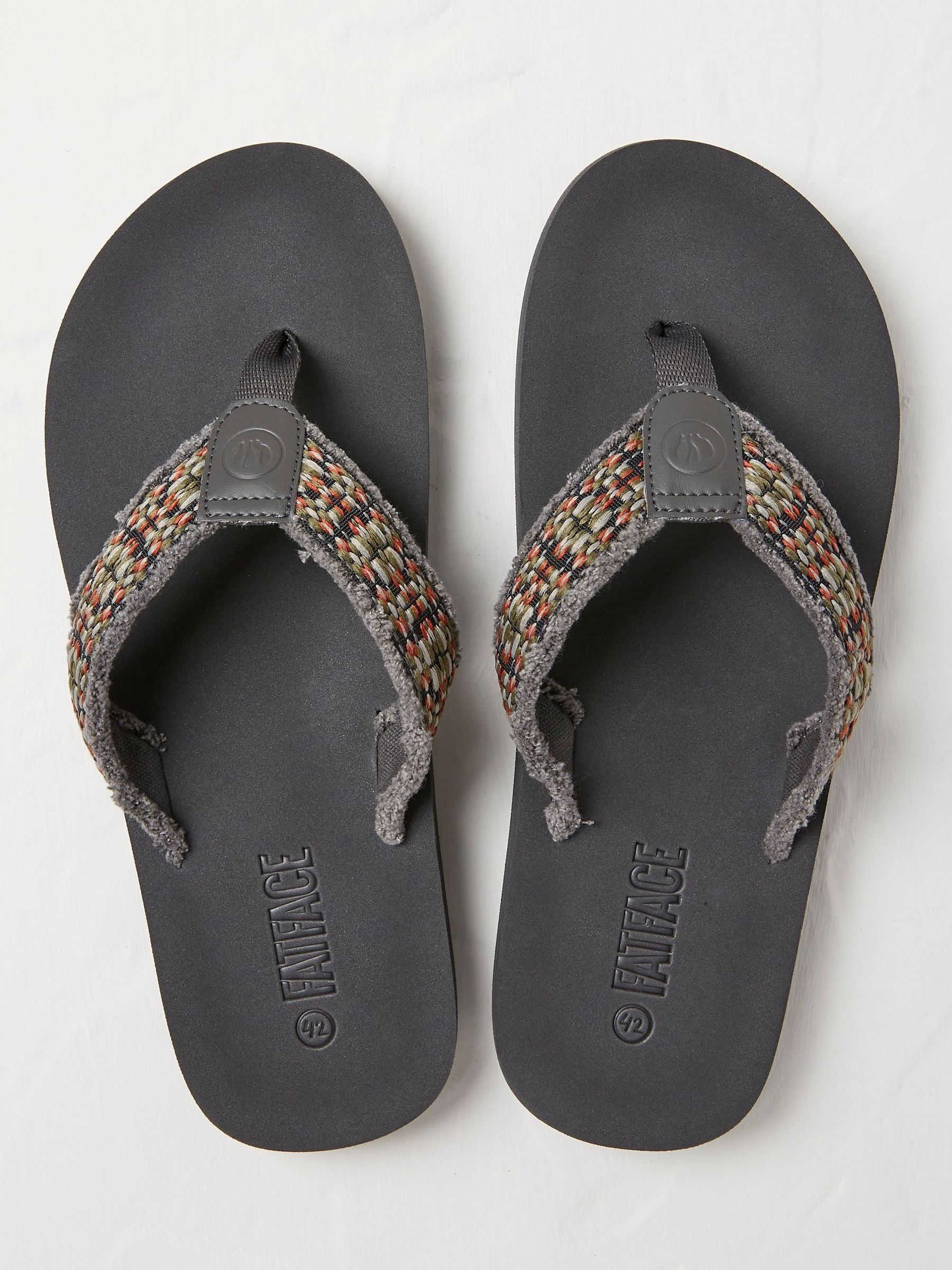 Harris Grey Flip Flops - Image 2 of 3