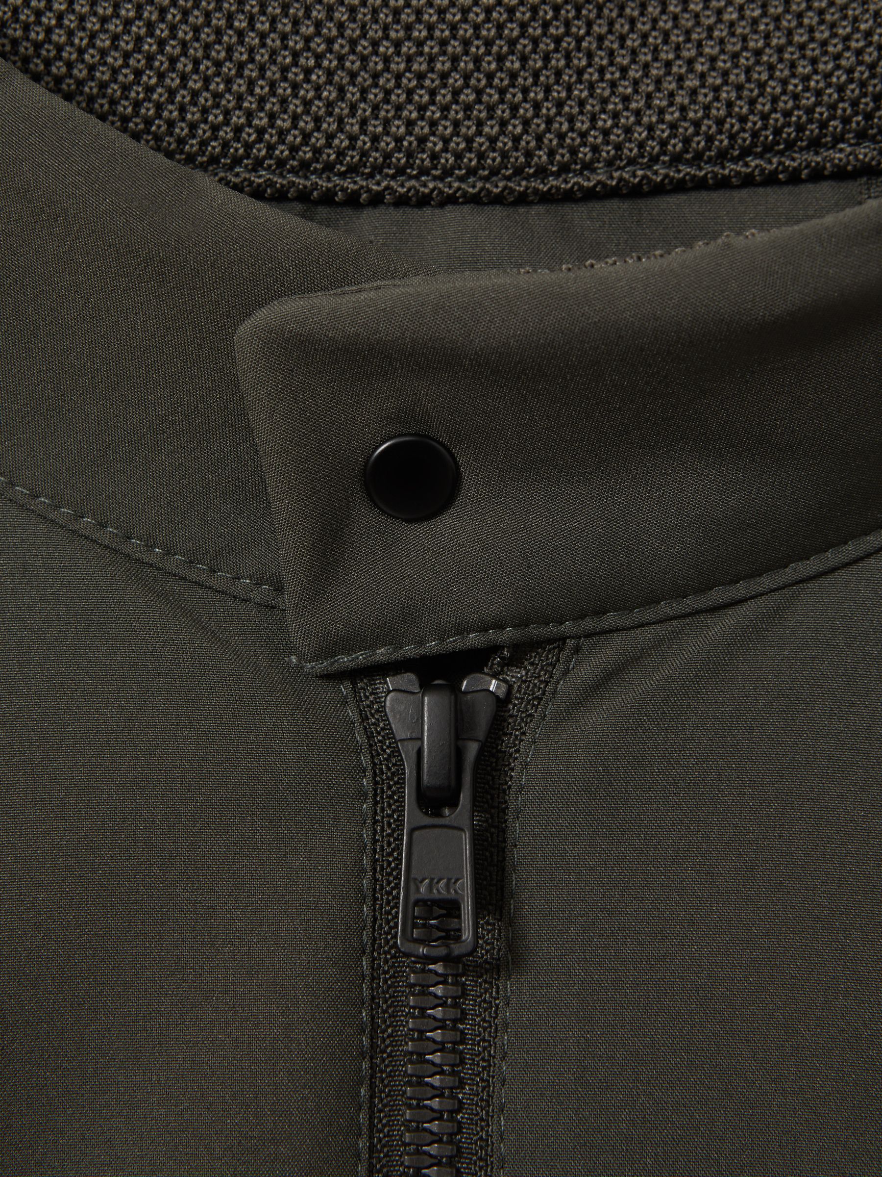 Scandinavian Edition Waterproof Harrington-Style Jacket in Dark Olive - Image 6 of 6